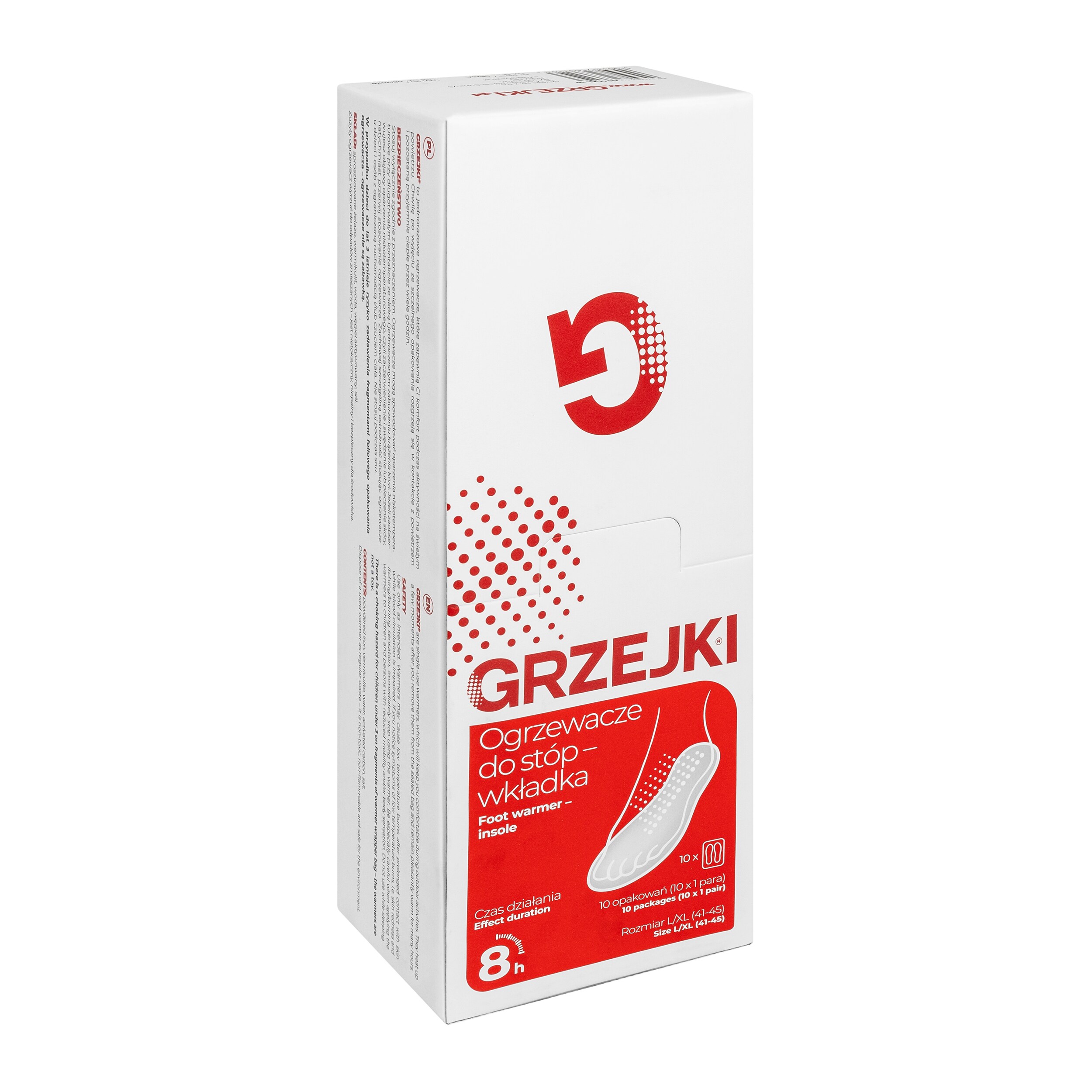 Încălzitor chimic Grzejki branțuri pentru încălțăminte L/XL - 10 perechi