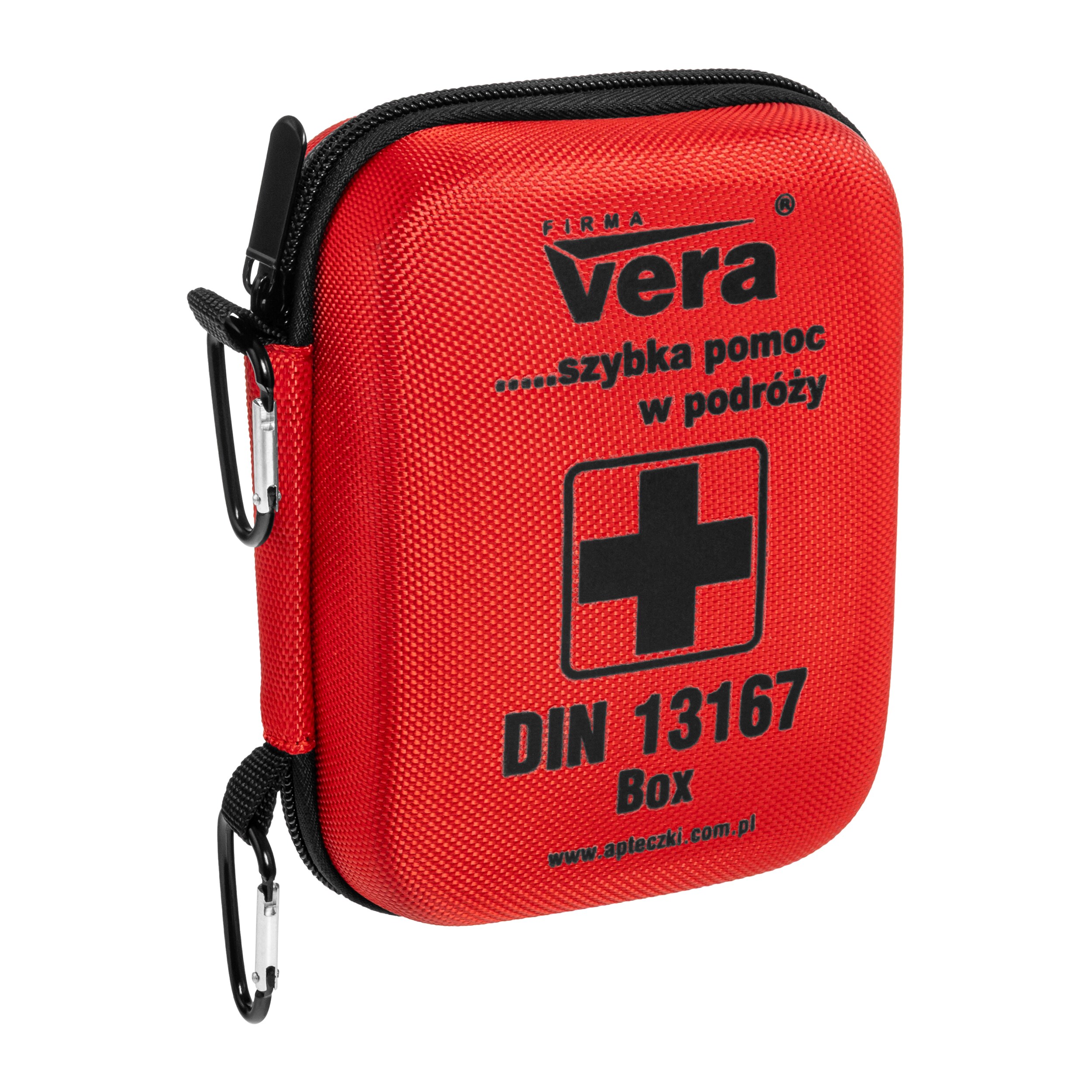 Trusă de prim ajutor Vera pentru călătorii - Red