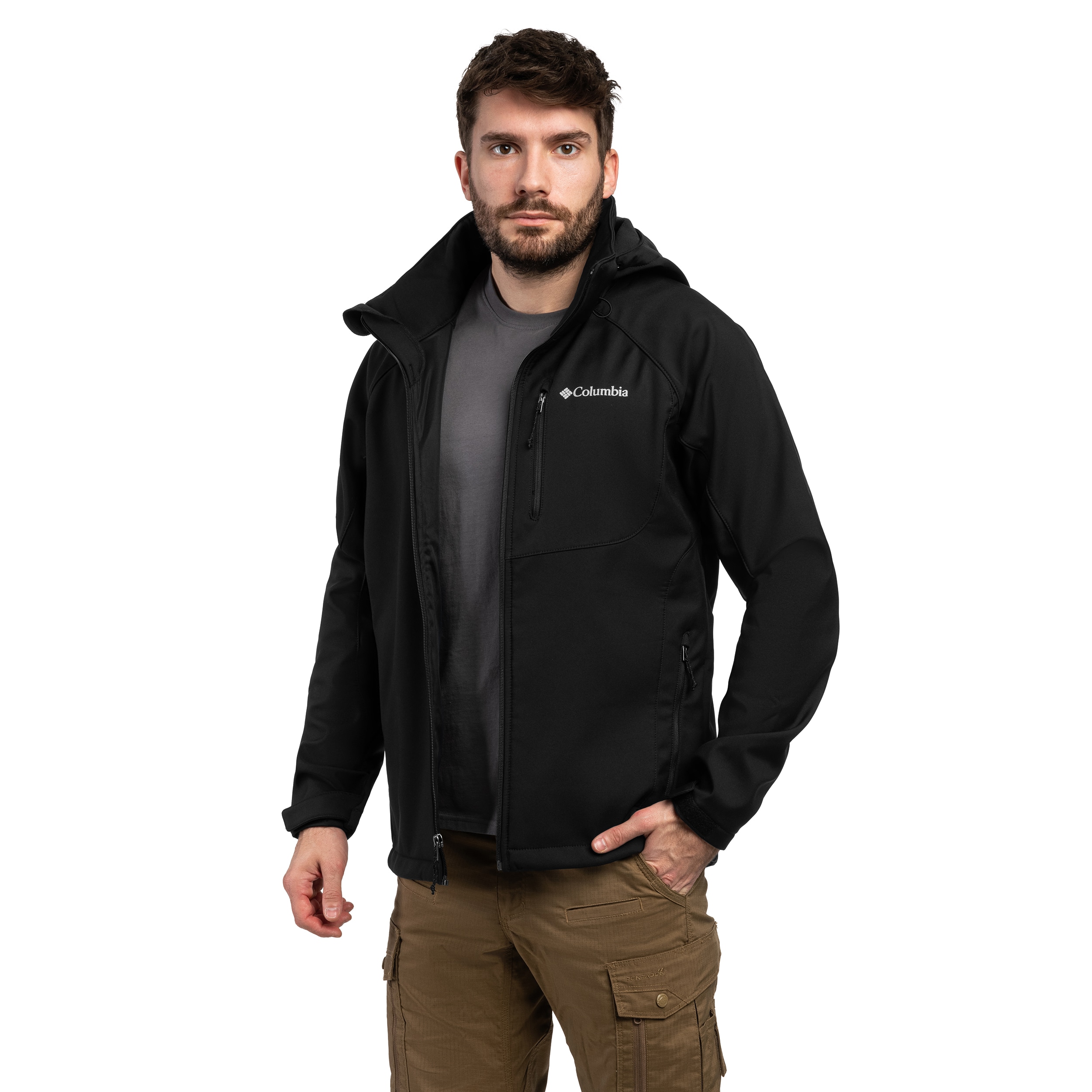 Geacă Columbia Cascade Ridge III Softshell - Black