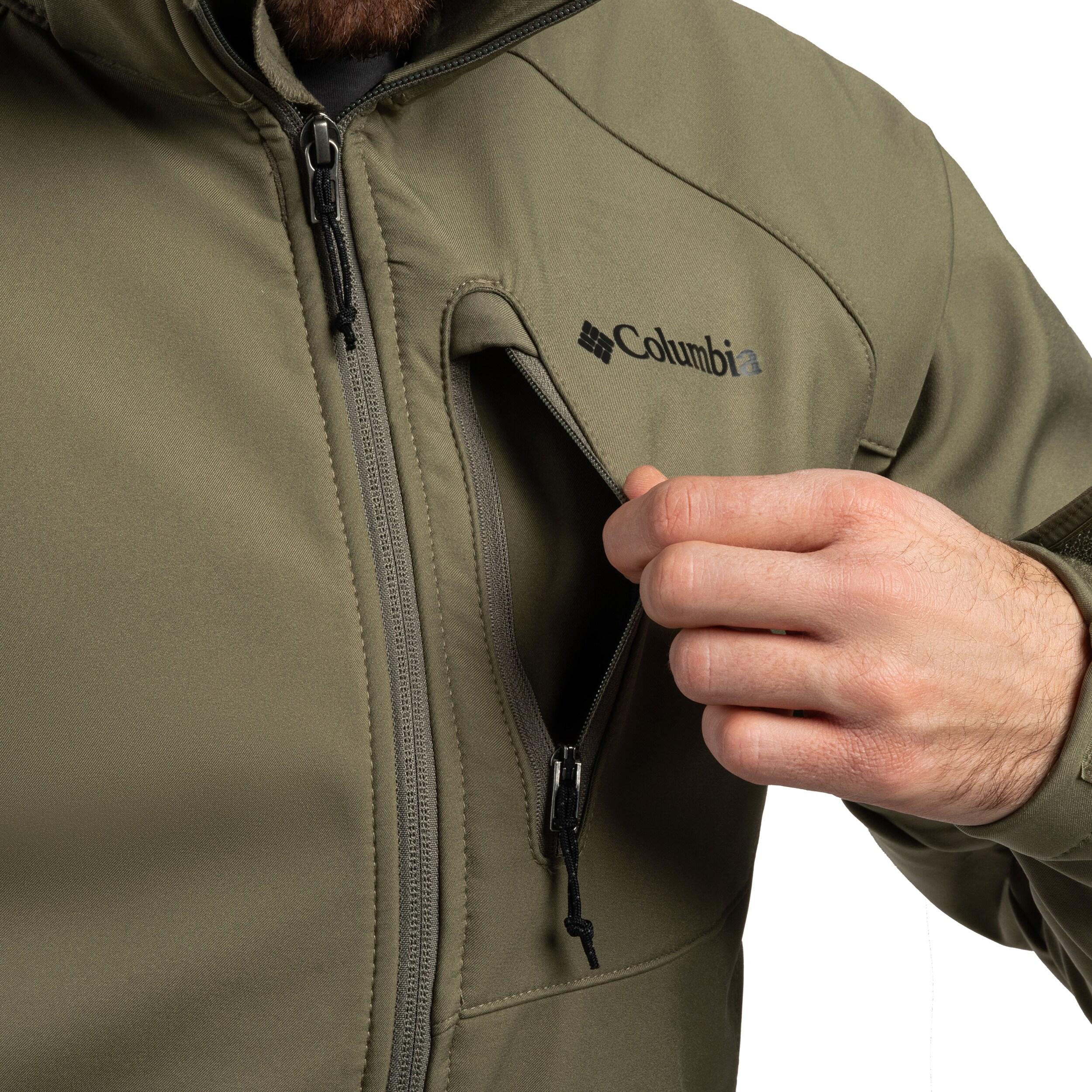 Jachetă Columbia Cascade Ridge III Softshell - Stone Green