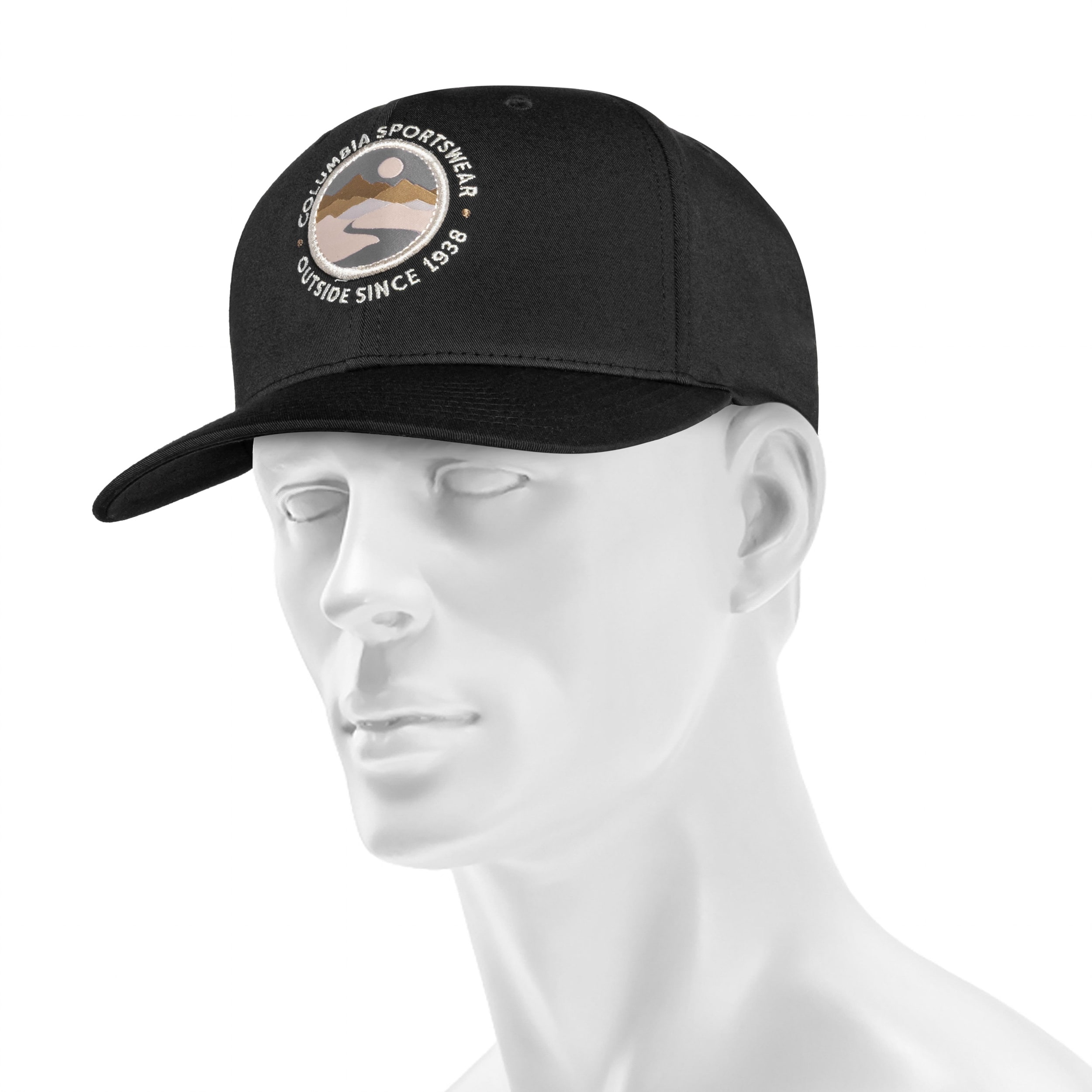 Șapcă Columbia Lost Lager 3D Stretch Snapback - Black/Landscape Circle