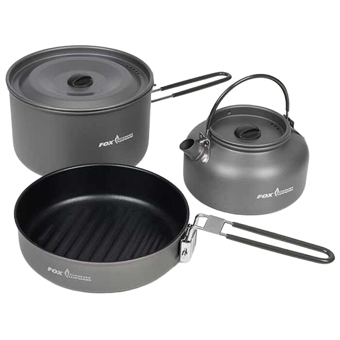 Set de vase turistice Fox Cookware 3 Piece Cook Set
