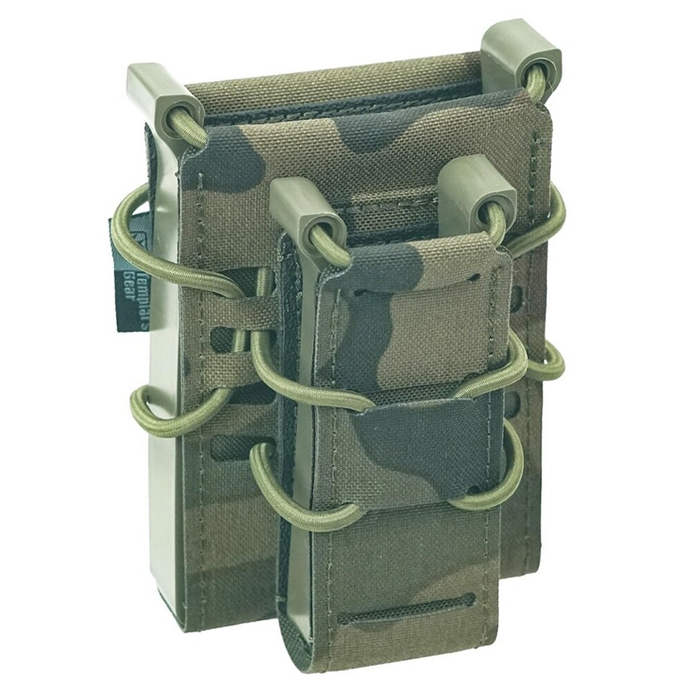 Portîncărcător Templar's Gear FMR+P Pouch pentru încărcător mare și mic  - wz.93 Pantera PL Woodland