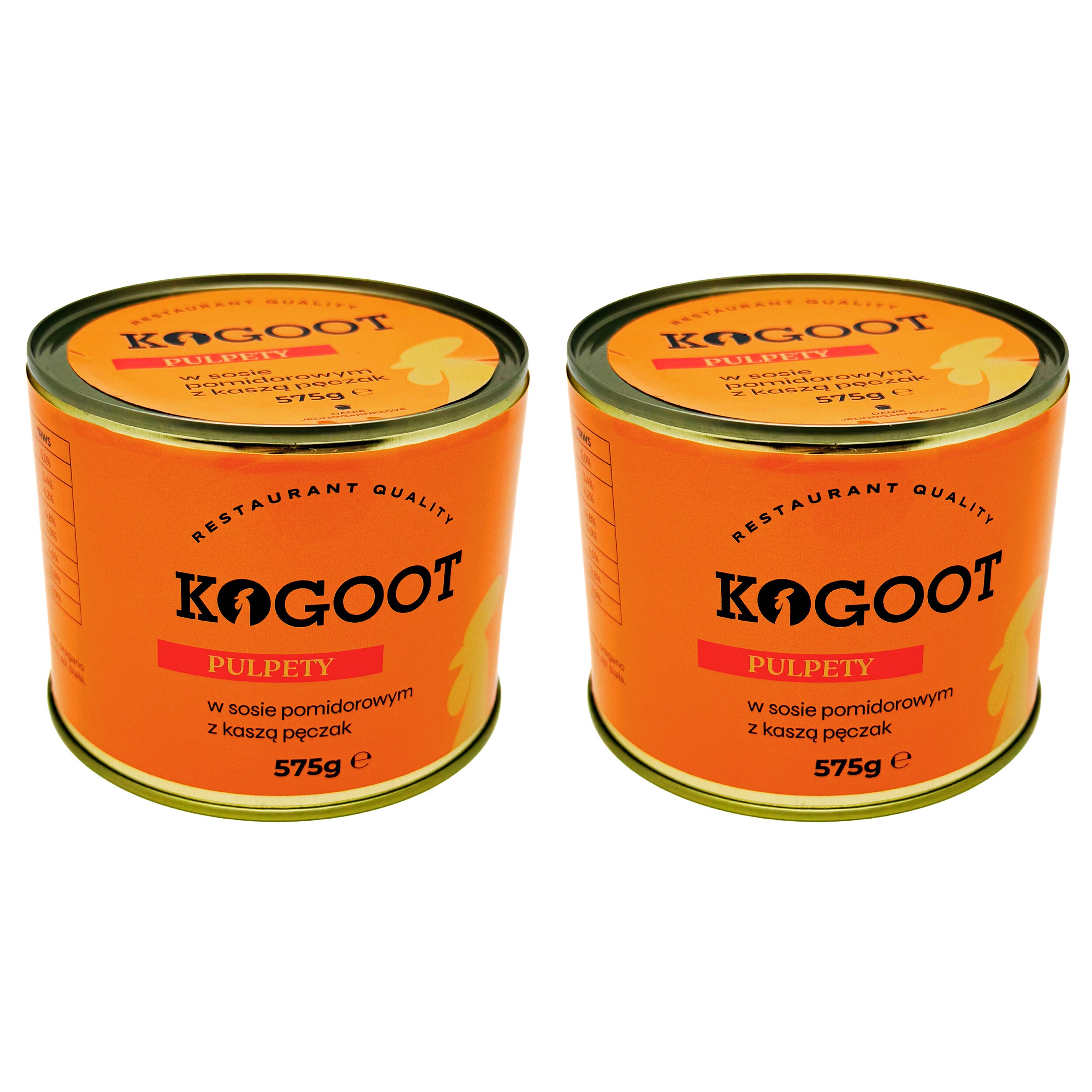 Conservă alimentară Kogoot - Chifteluțe în sos de roșii cu orz perlat 575 g - 2 buc.