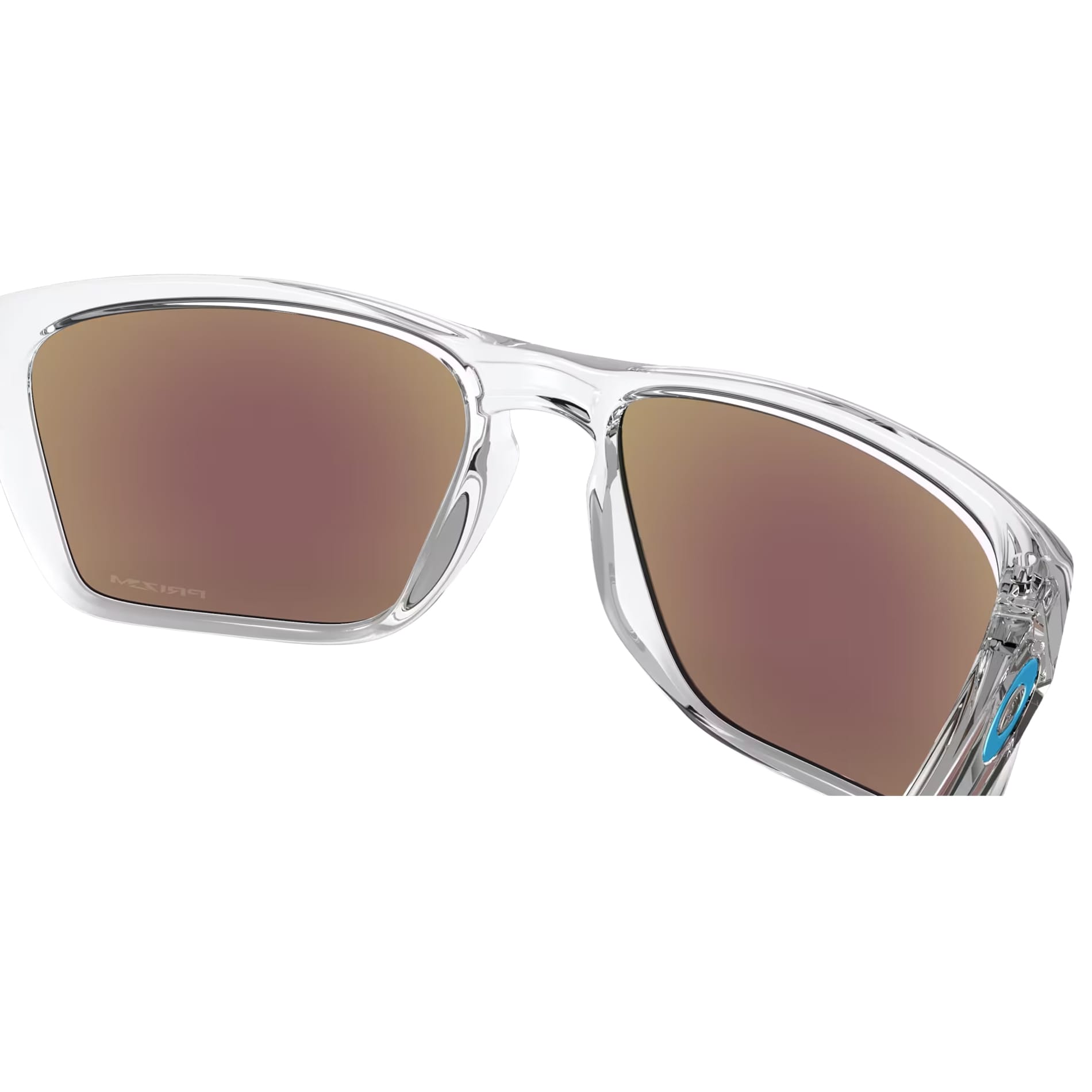 Ochelari de soare Oakley Sylas - Polished Clear/Prizm Sapphire