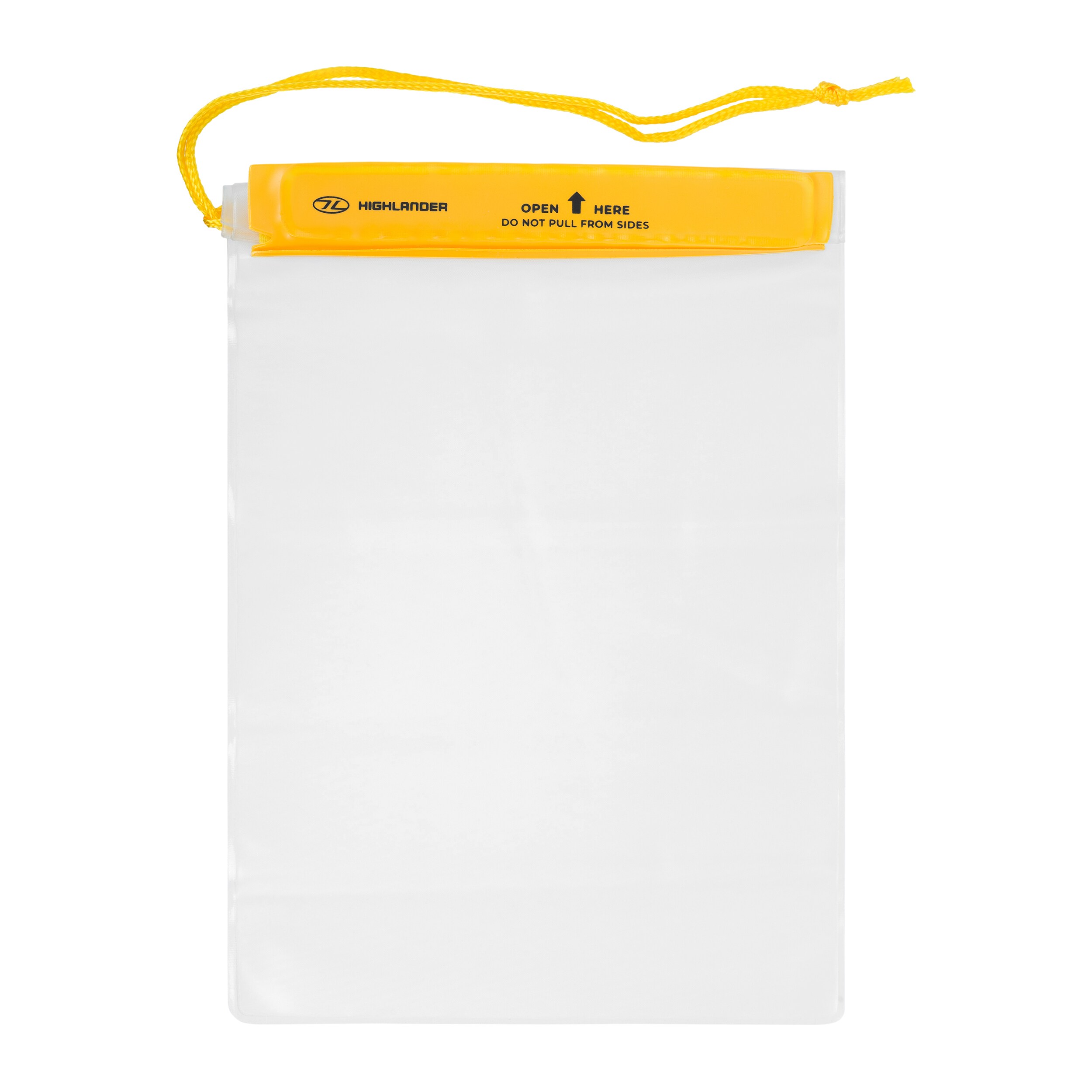 Husă rezistentă la apă Highlander Outdoor PVC Pouch Medium Yellow - 3 buc.