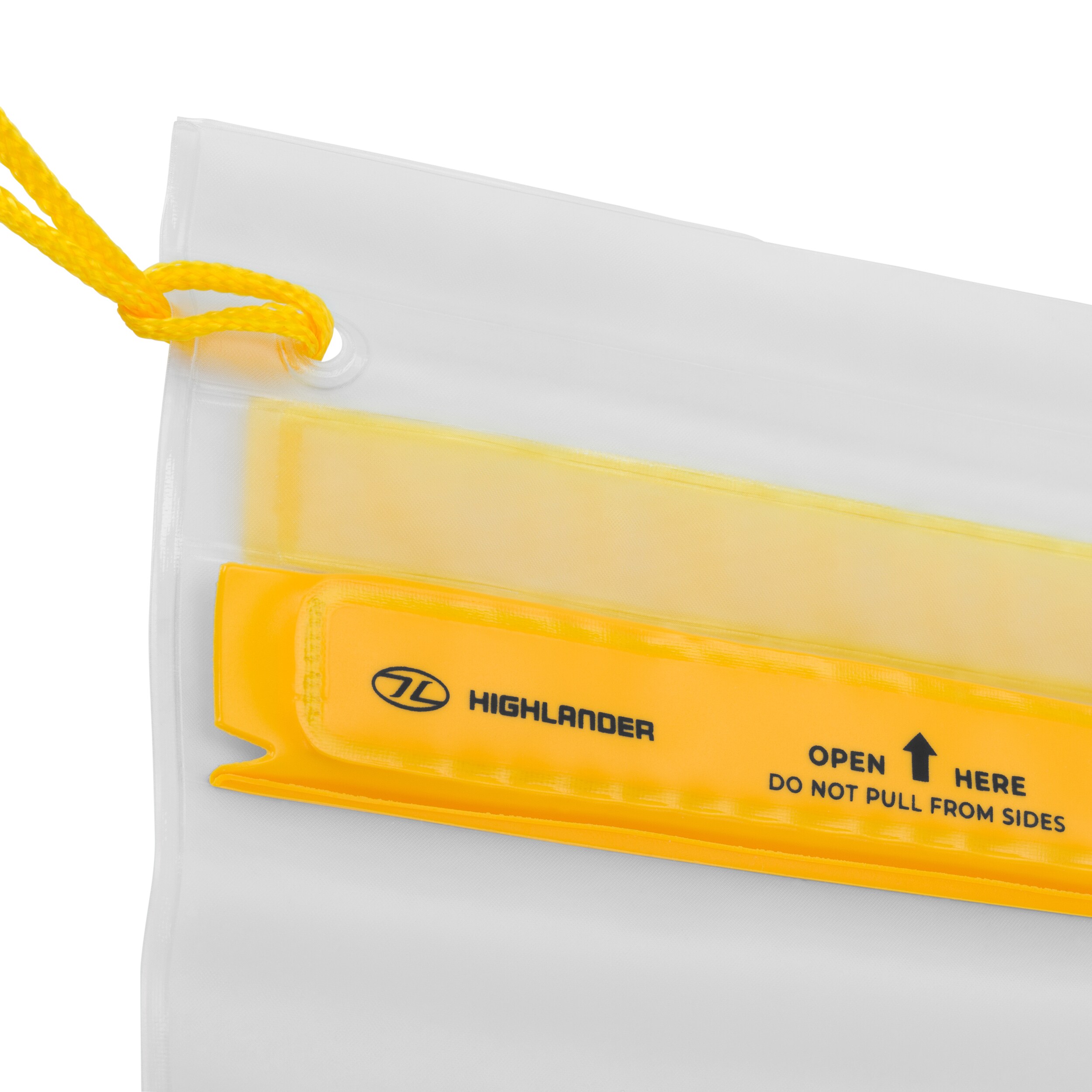 Husă rezistentă la apă Highlander Outdoor PVC Pouch Medium Yellow - 3 buc.