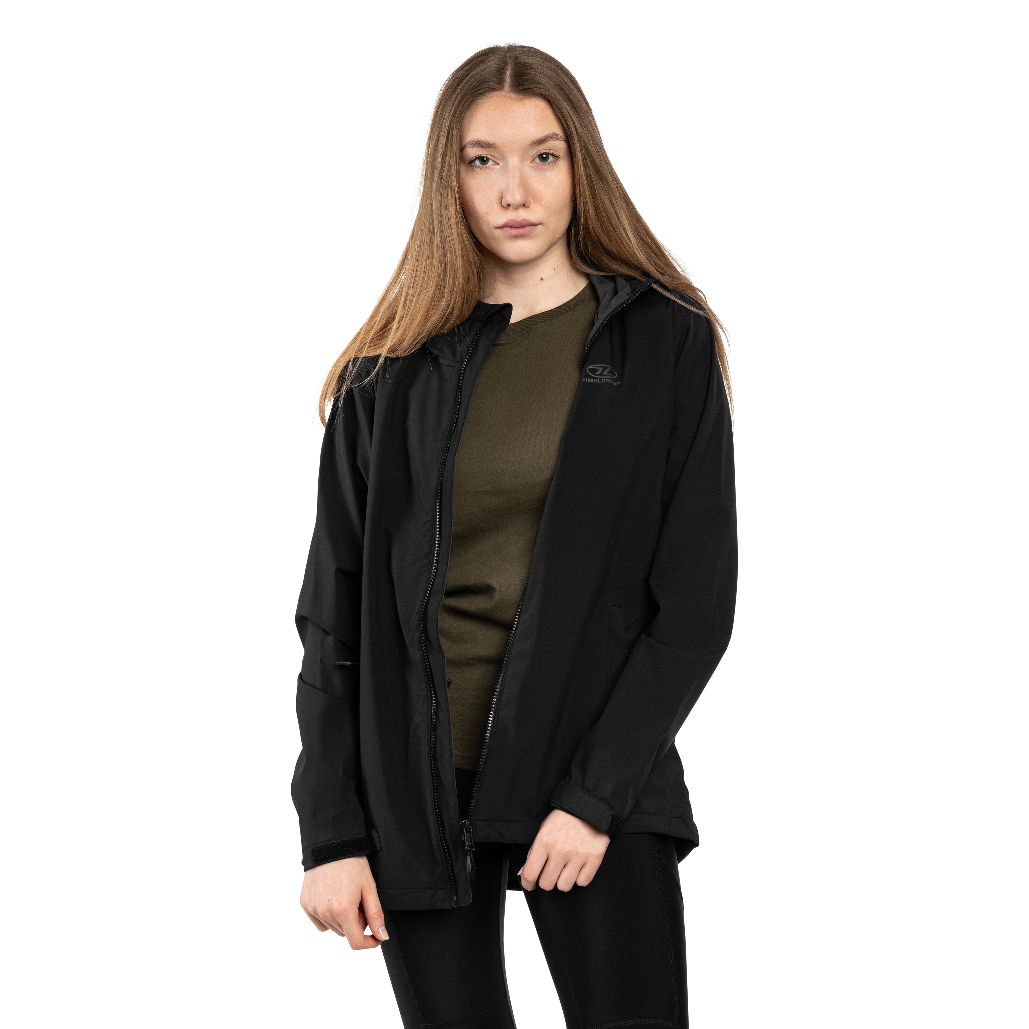 Jachetă de damă Highlander Outdoor Shield V2 Softshell - Black
