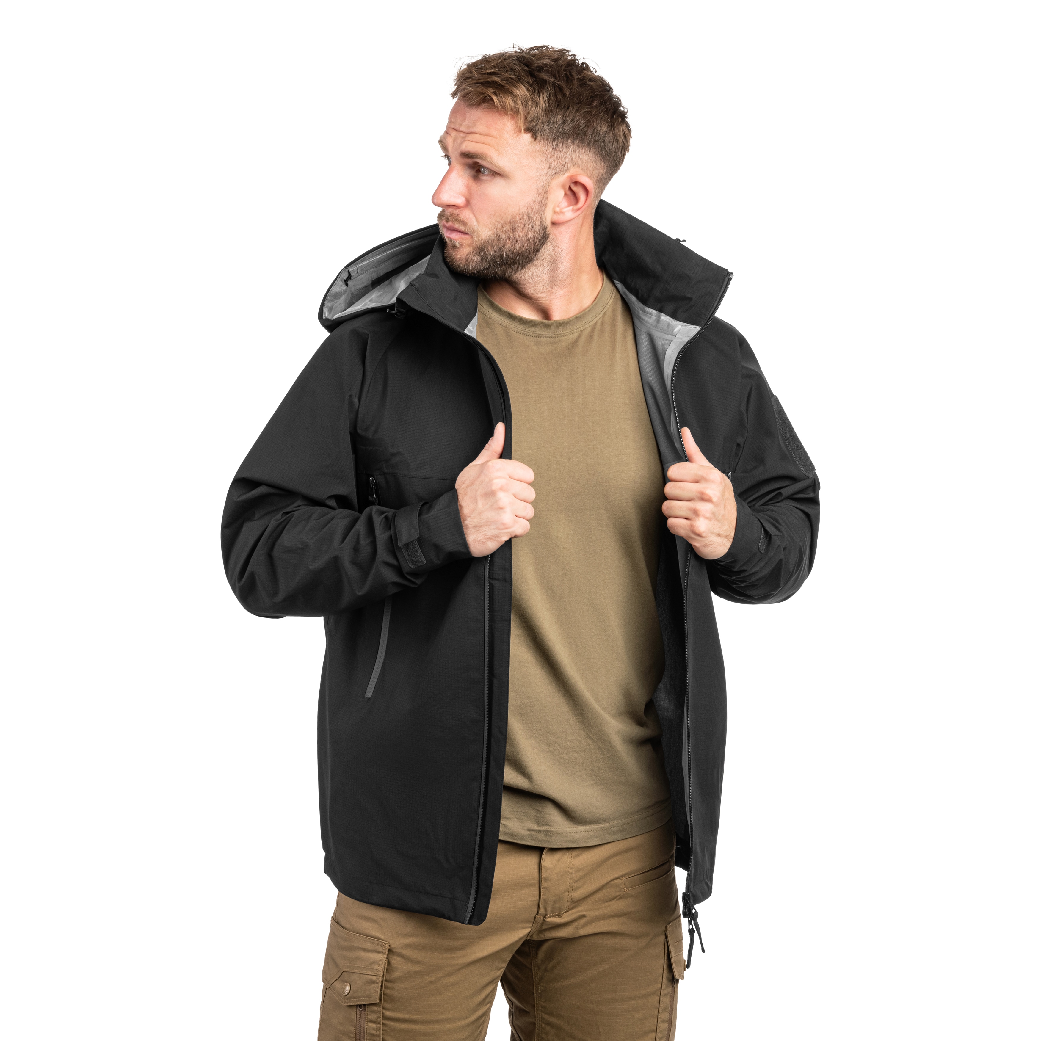 Geacă Highlander Forces Cyclone Pro - Black