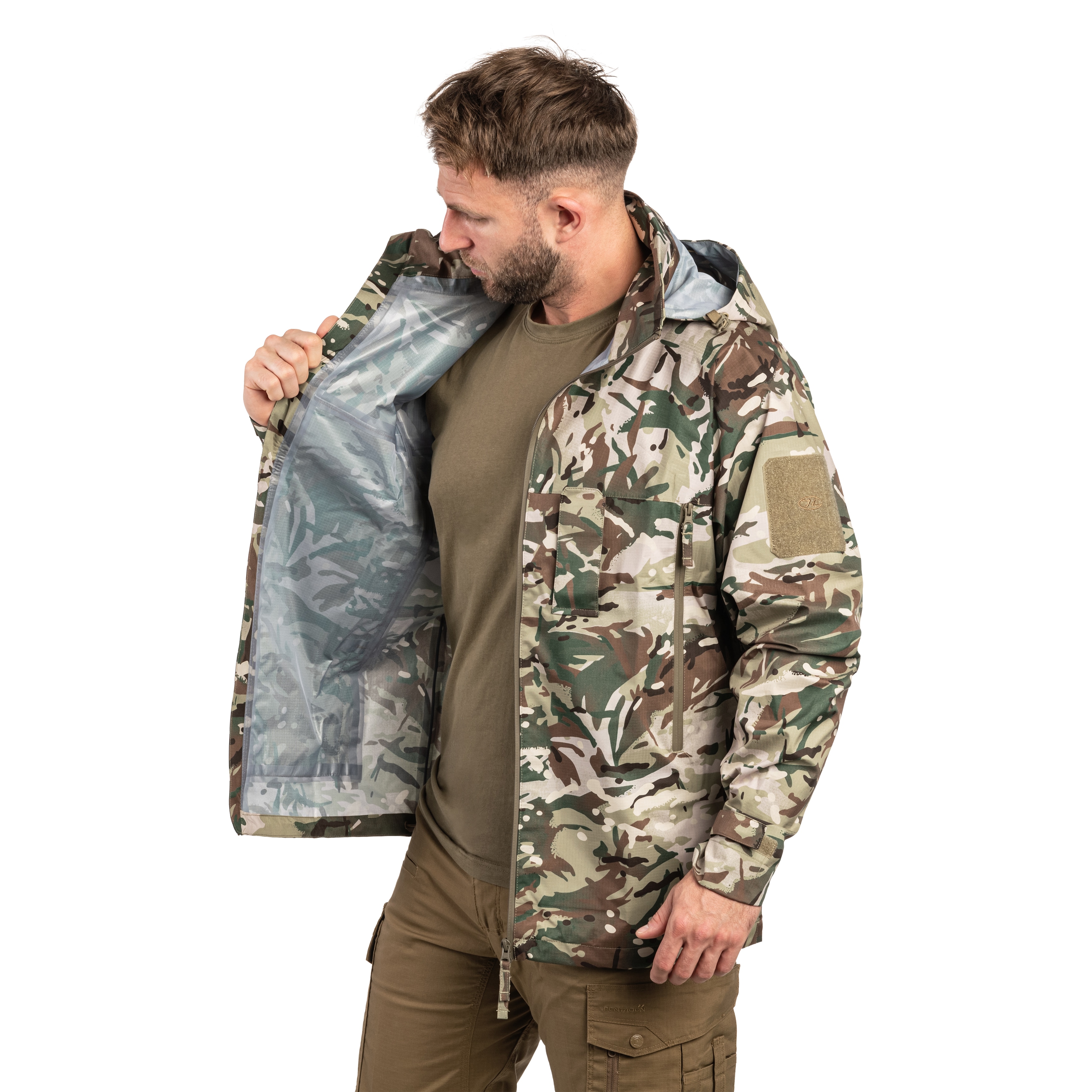 Geacă Highlander Forces Cyclone Pro - Arid MC Camo