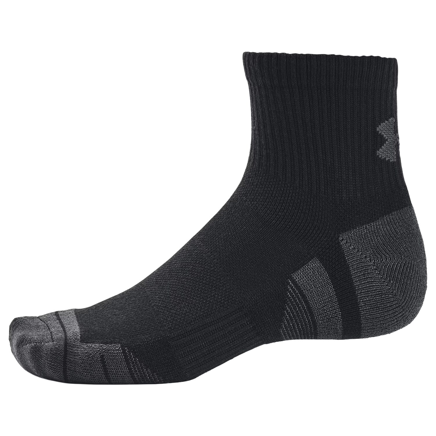 Șosete Under Armour Performance Tech Mid Cut Black/Jet Grey - 3 perechi