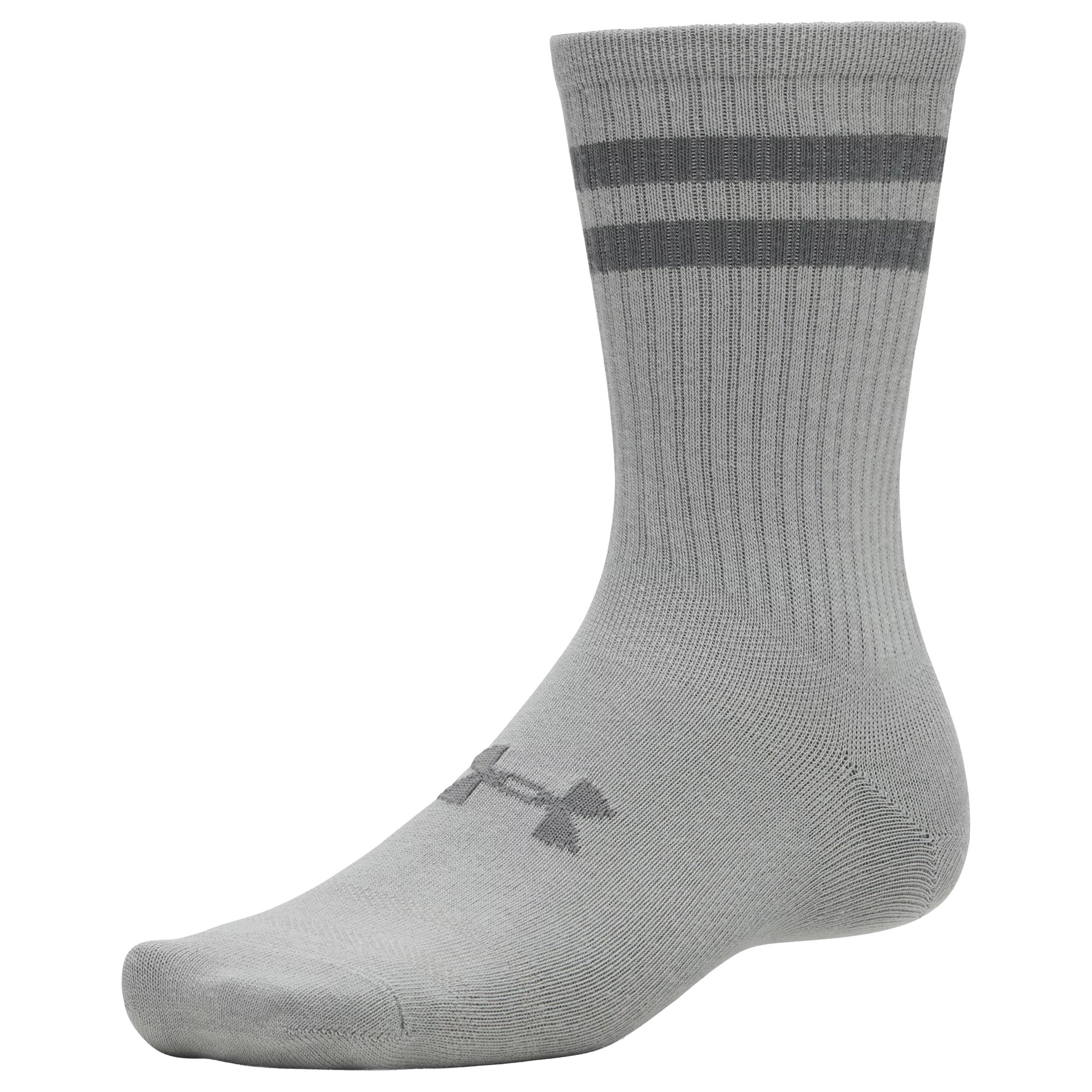 Șosete Under Armour Essential Crew Titanium / Clay Green - 6 perechi