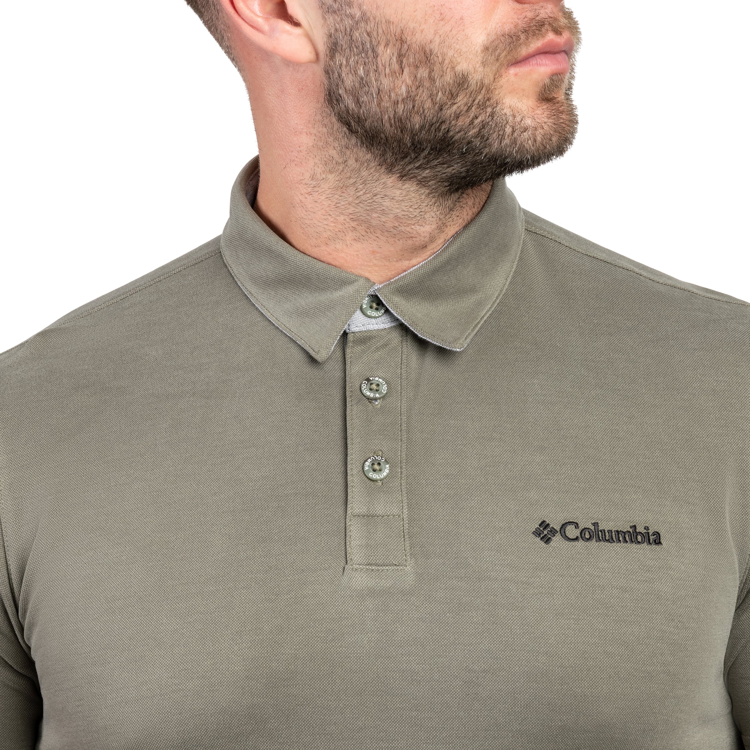 Tricou polo Columbia Nelson Point - Stone Green