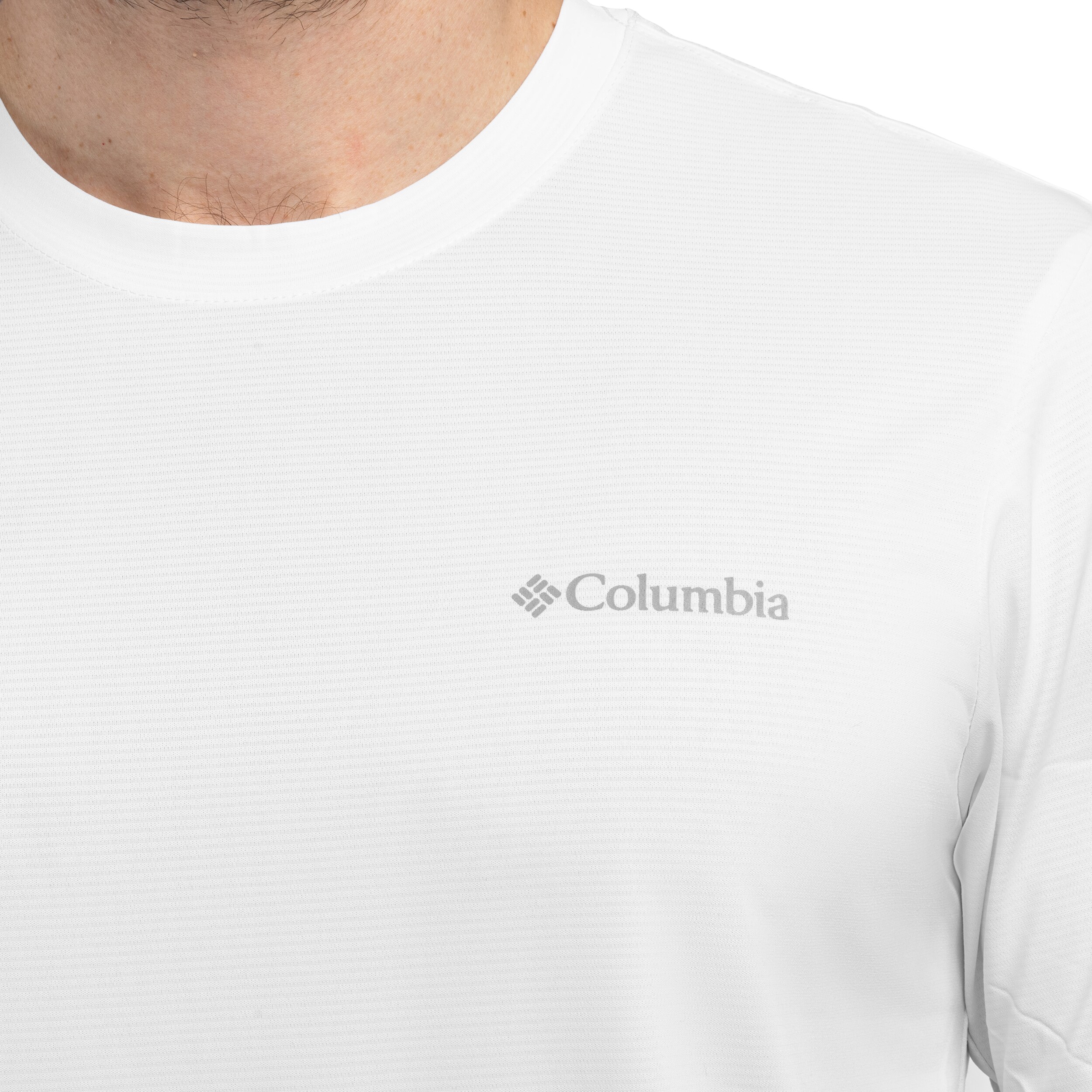 Tricou T-shirt Columbia Hike Crew Technical - White