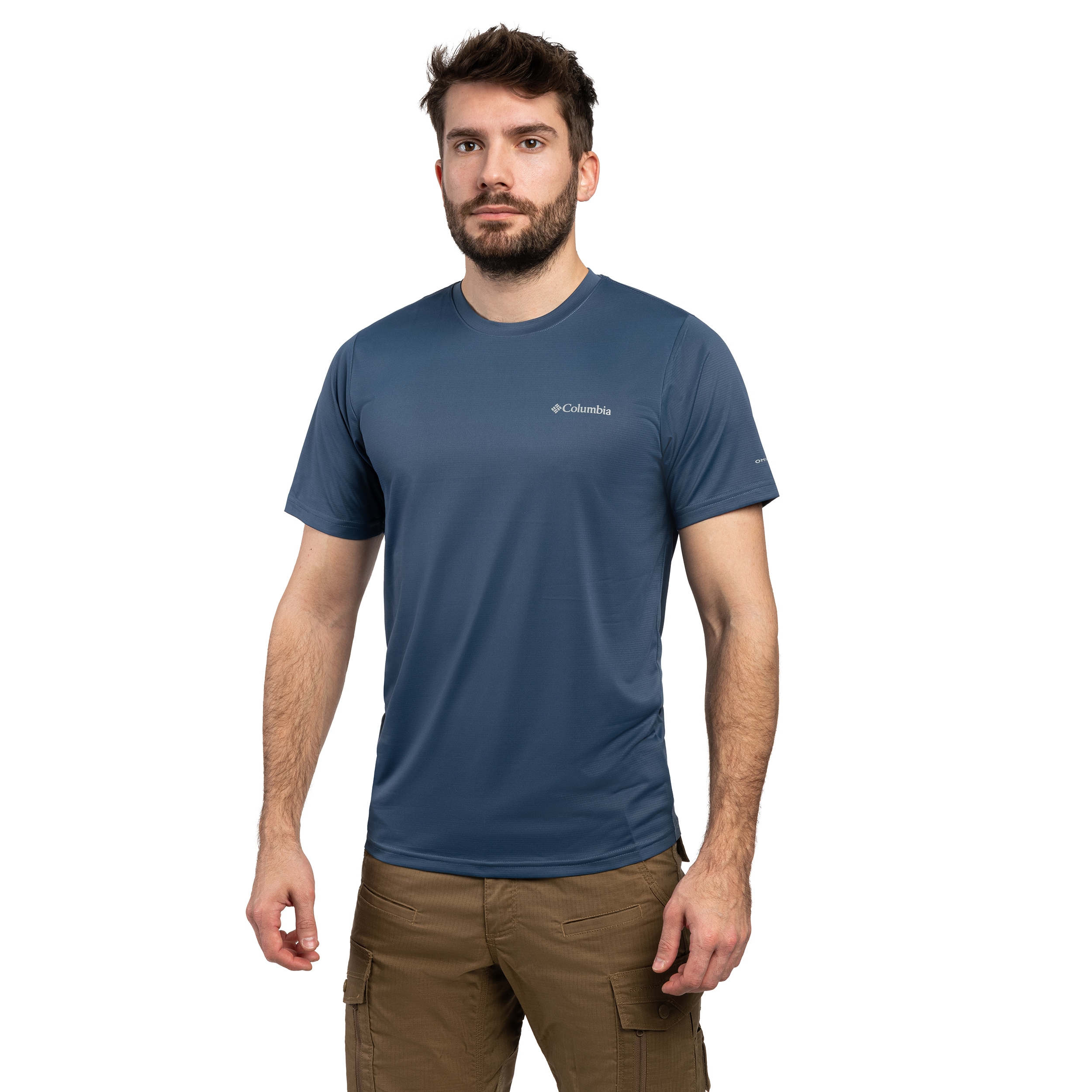 Tricou T-shirt Columbia Hike Crew Technical - Dark Mountain