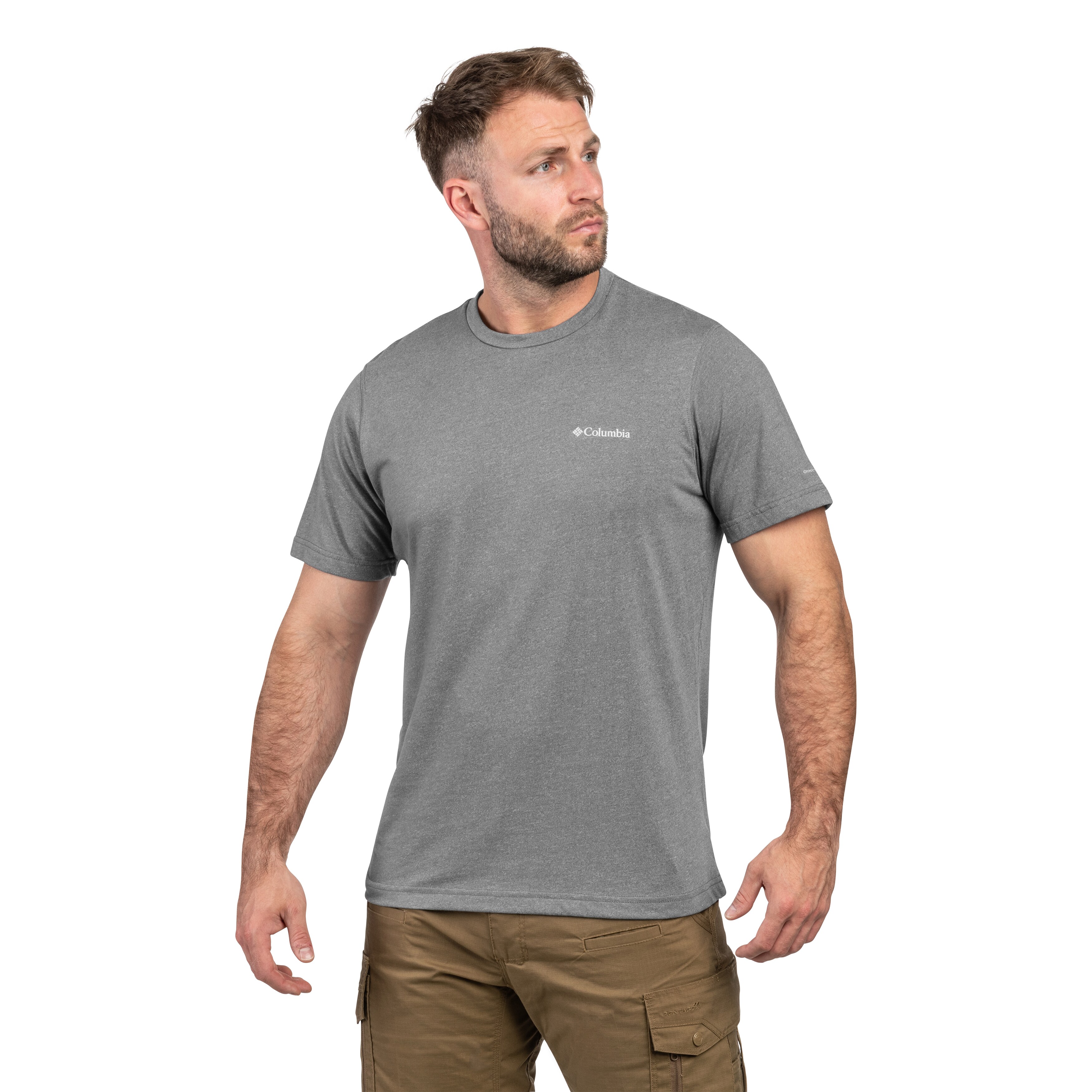 Tricou T-shirt termoactiv Columbia Thistletown Hills Short Sleeve - City Grey Heather