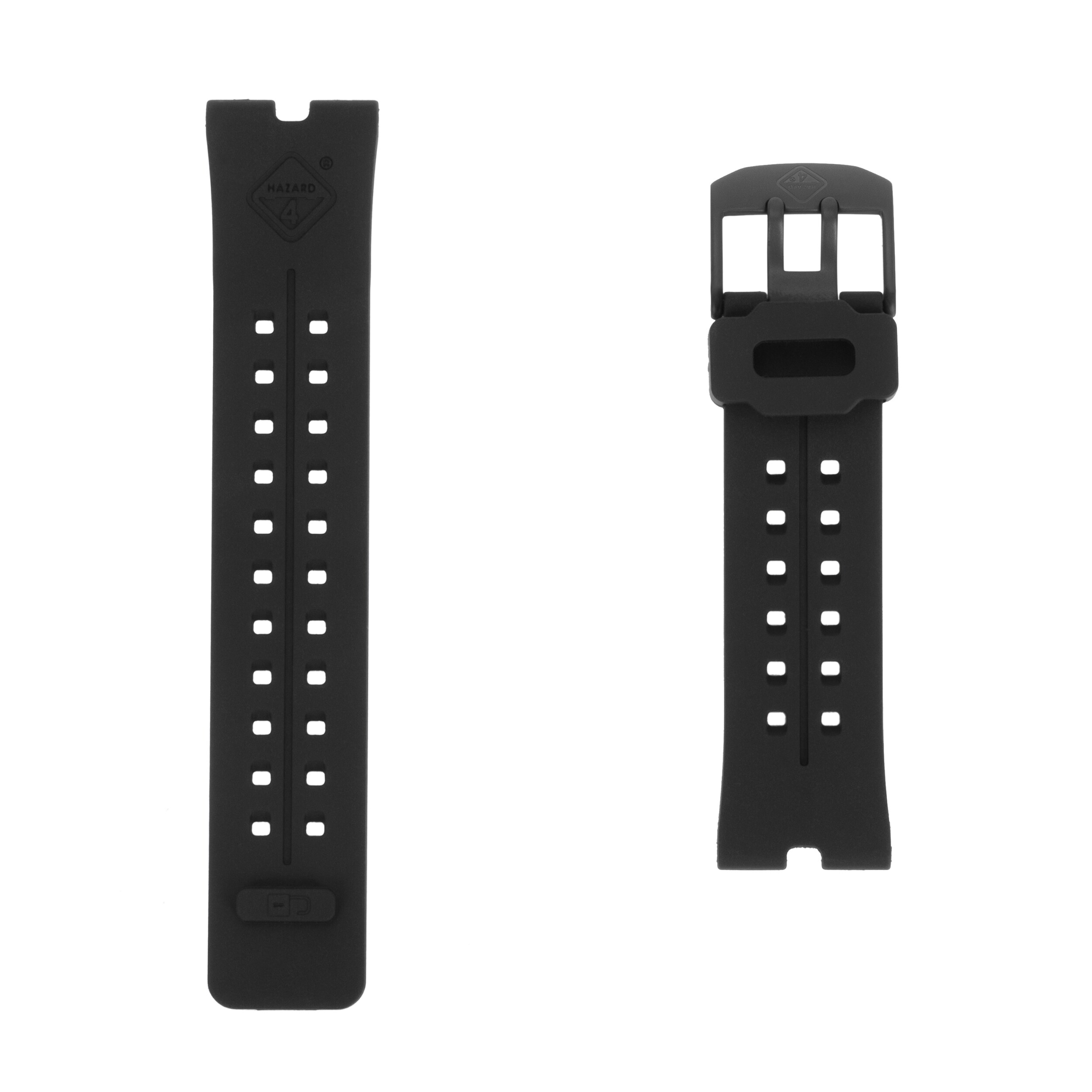 Curea pentru ceas Hazard 4 Nautical TPR - Black/PVD Buckle