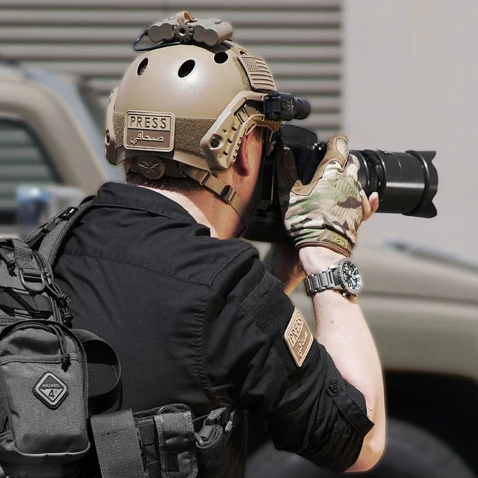 Brățară din titan Hazard 4 pentru ceasuri Heavy Water Diver - Silver