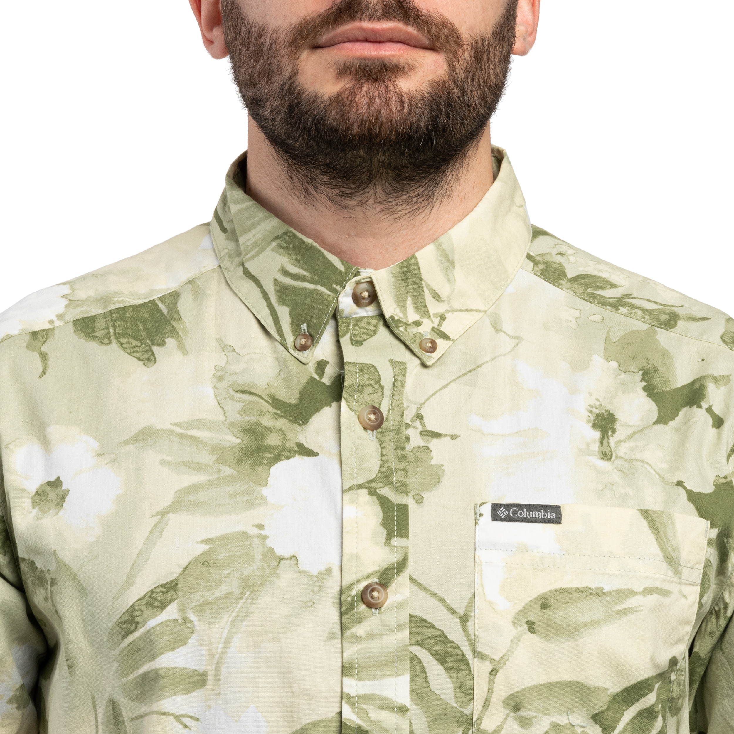 Cămașă Columbia Rapid Rivers Printed Short Sleeve - Safari/Flowerblur