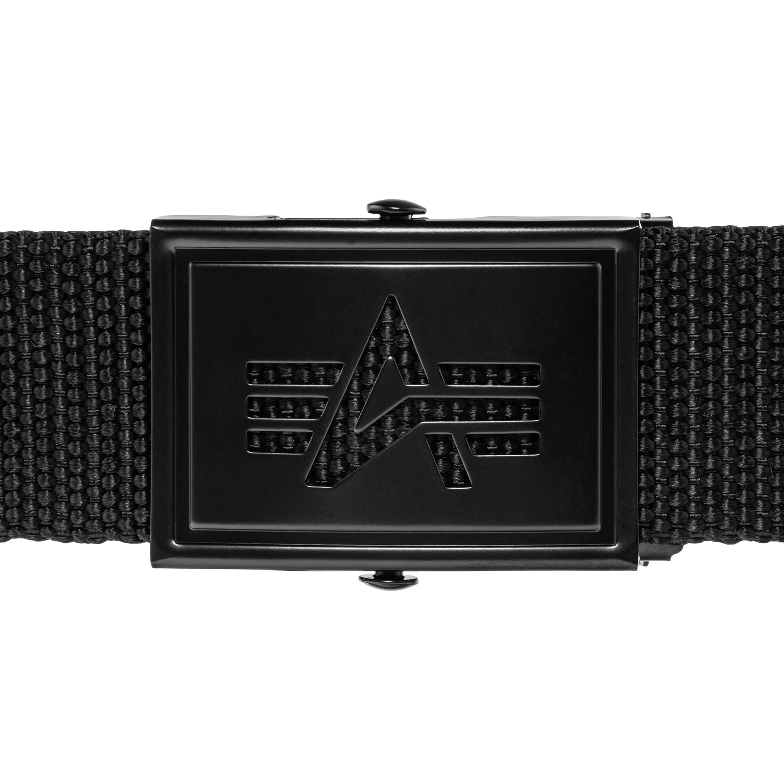 Curea Alpha Industries Heavy Duty Belt Logo - Black/Black