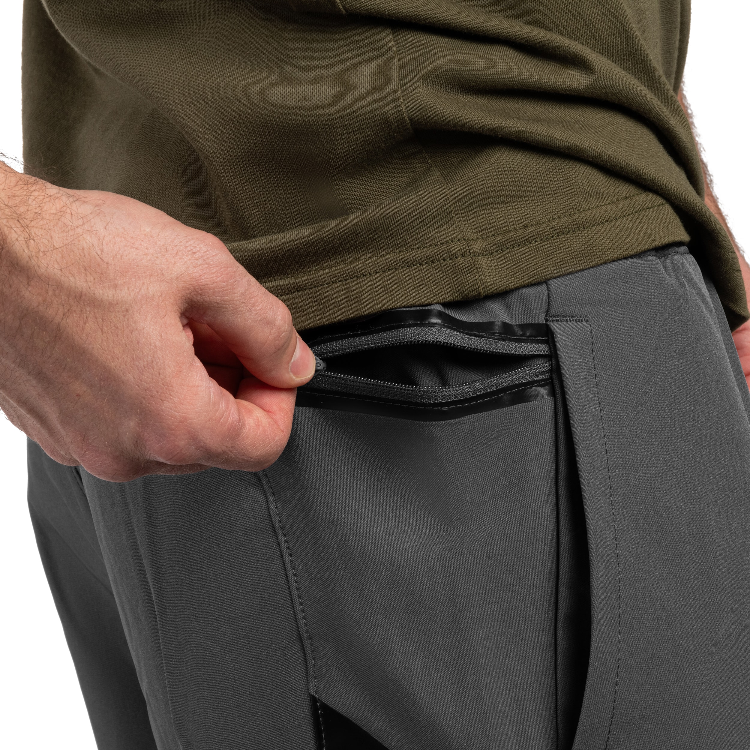 Pantaloni scurți termoactivi Pentagon Draco - Cinder Grey