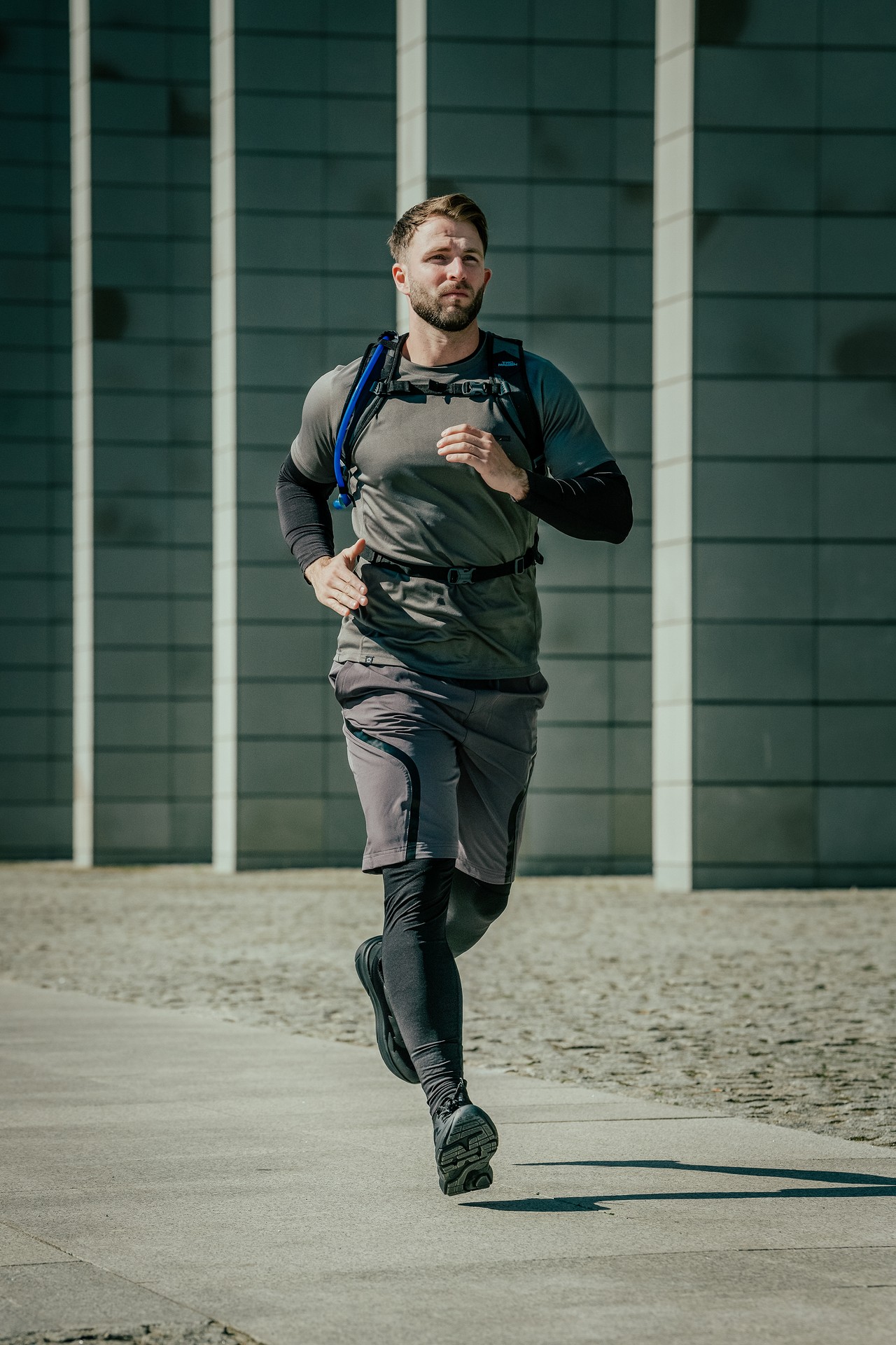 Pantaloni scurți termoactivi Pentagon Draco - Cinder Grey