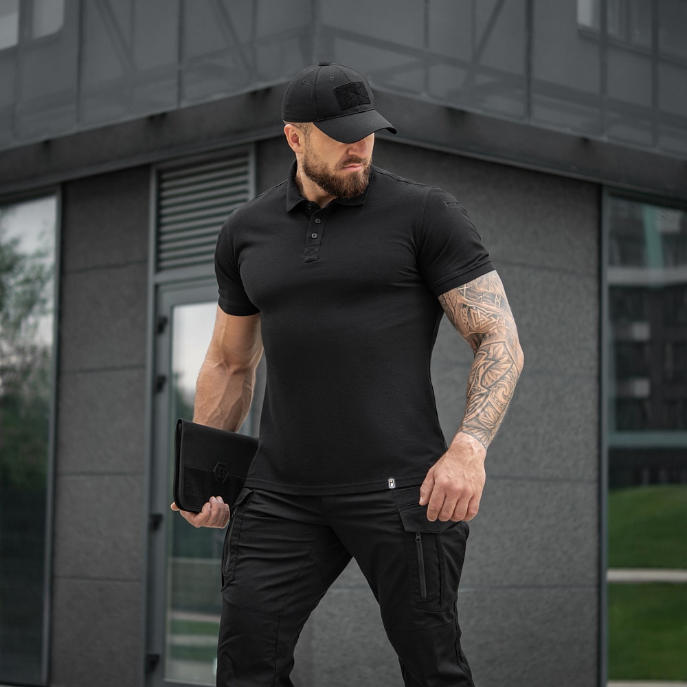 Tricou polo M-Tac Polo Basic 65/35 - Black