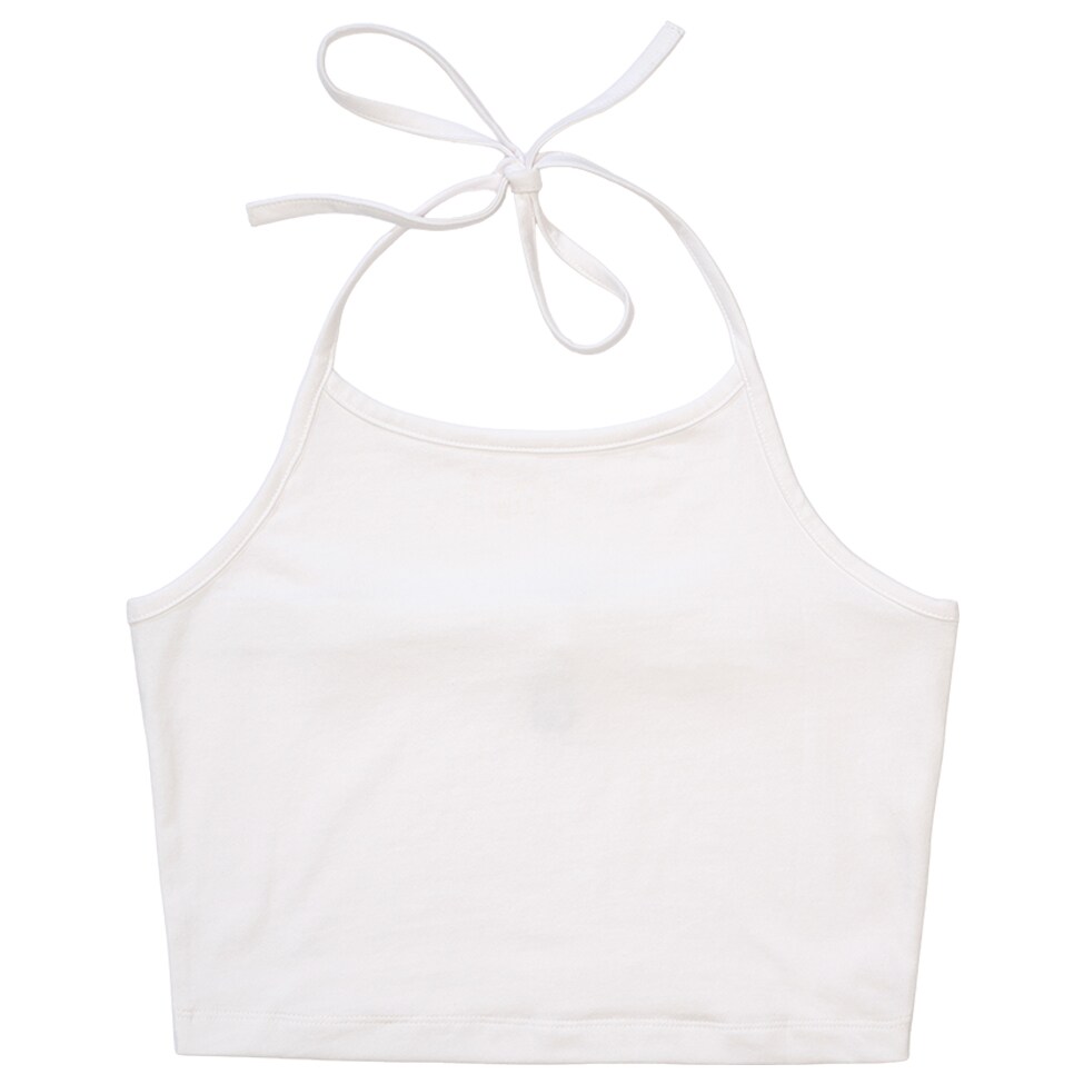 Maiou de damă Brandit Neckholder Top - White