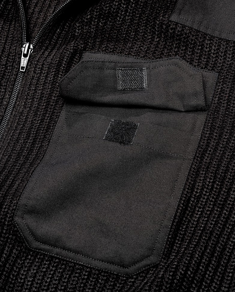 Pulover Brandit BW Cardigan - Black