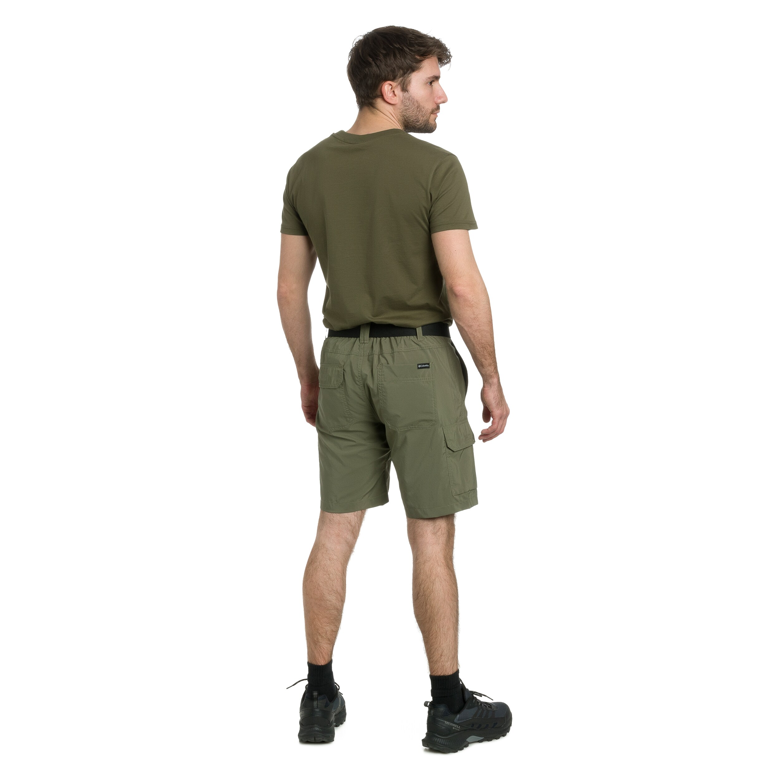Pantaloni scurți Columbia Silver Ridge Utility Cargo - Stone Green