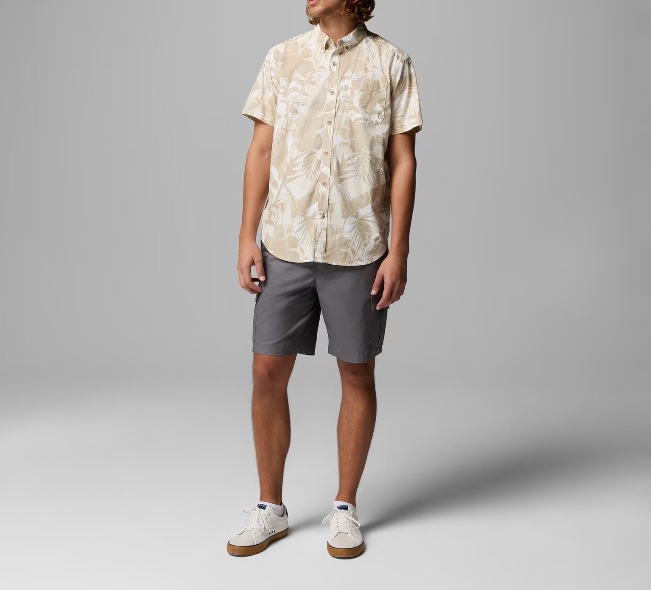 Cămașă Columbia Rapid Rivers Printed Short Sleeve - Sea Salt/Botaniflage