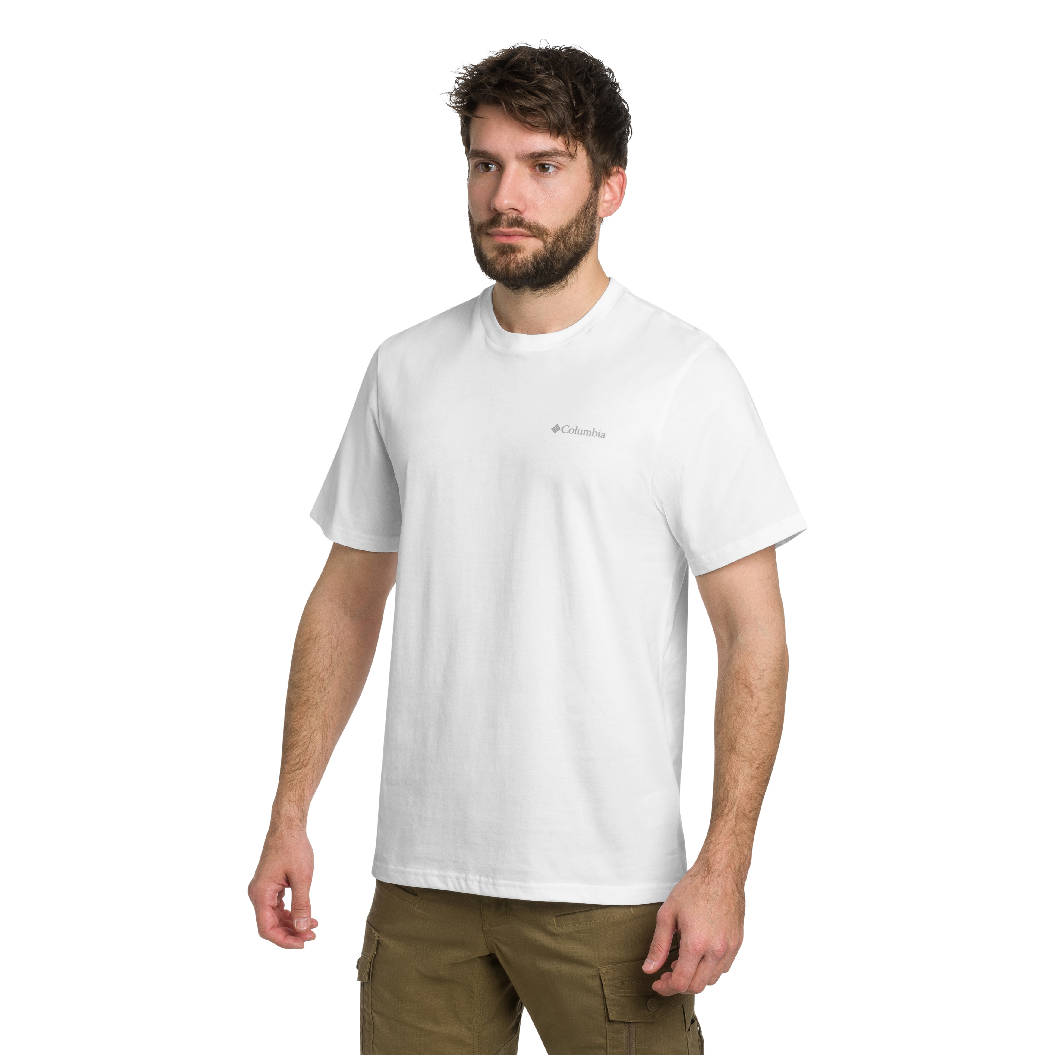 Tricou T-Shirt Columbia Organic Cotton - White