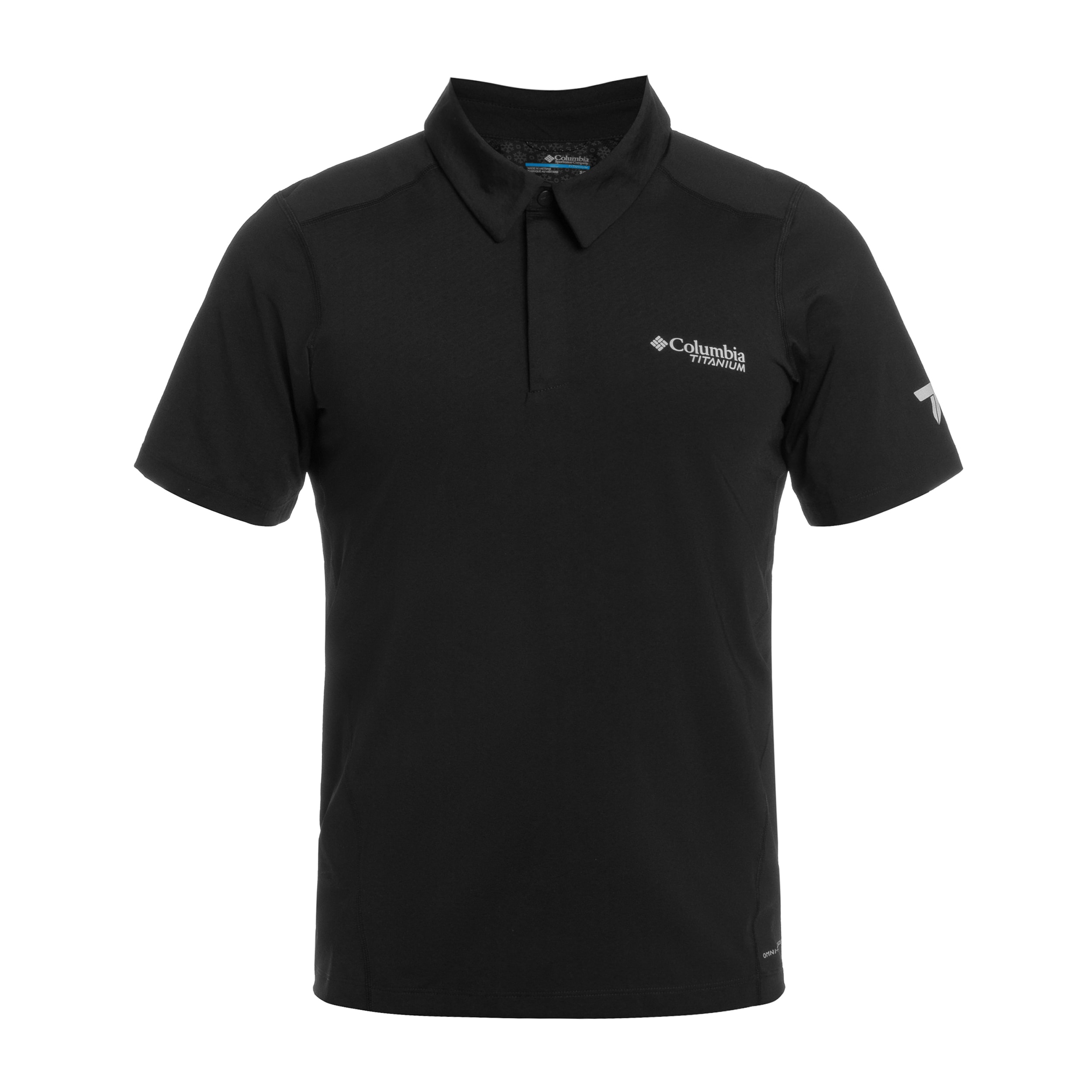 Tricou polo termoactiv Columbia Diamond Peak Pro - Black