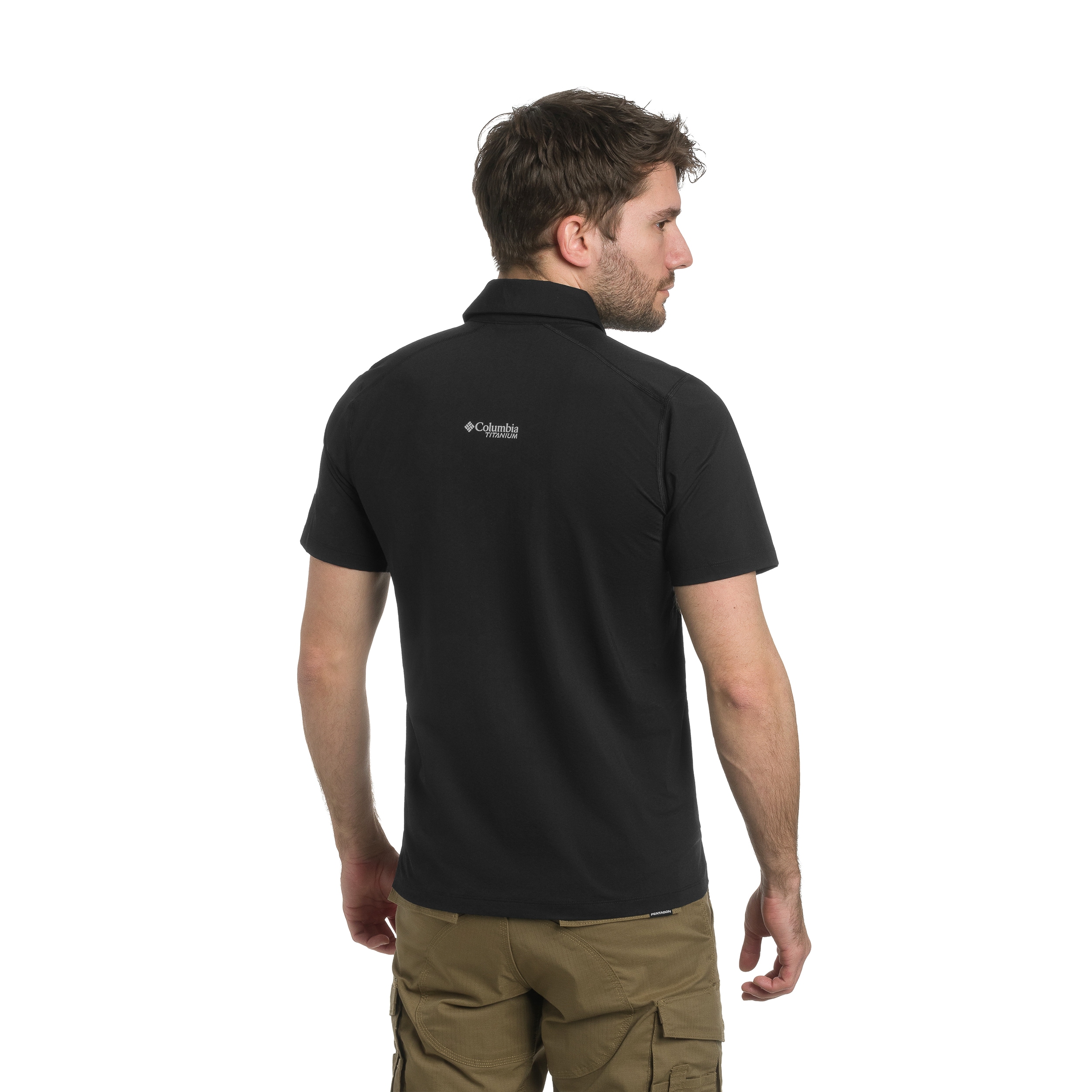 Tricou polo termoactiv Columbia Diamond Peak Pro - Black