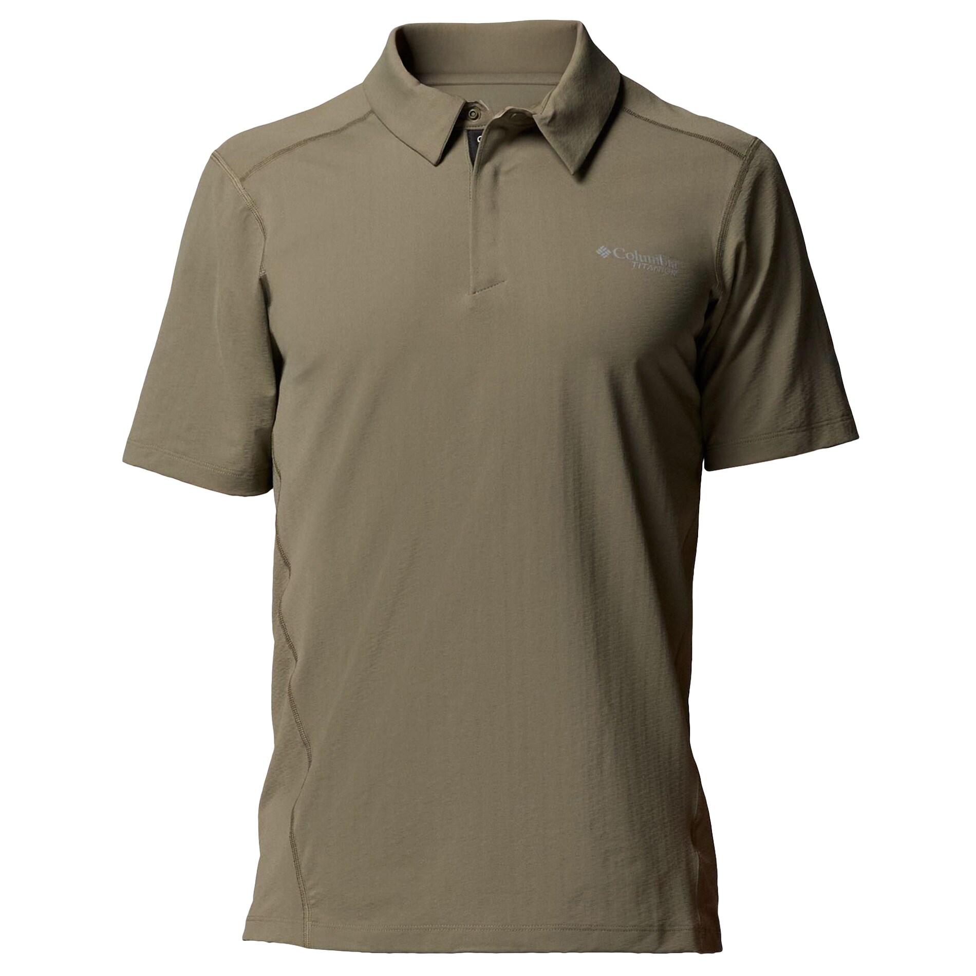 Tricou polo termoactiv Columbia Diamond Peak Pro - Stone Green