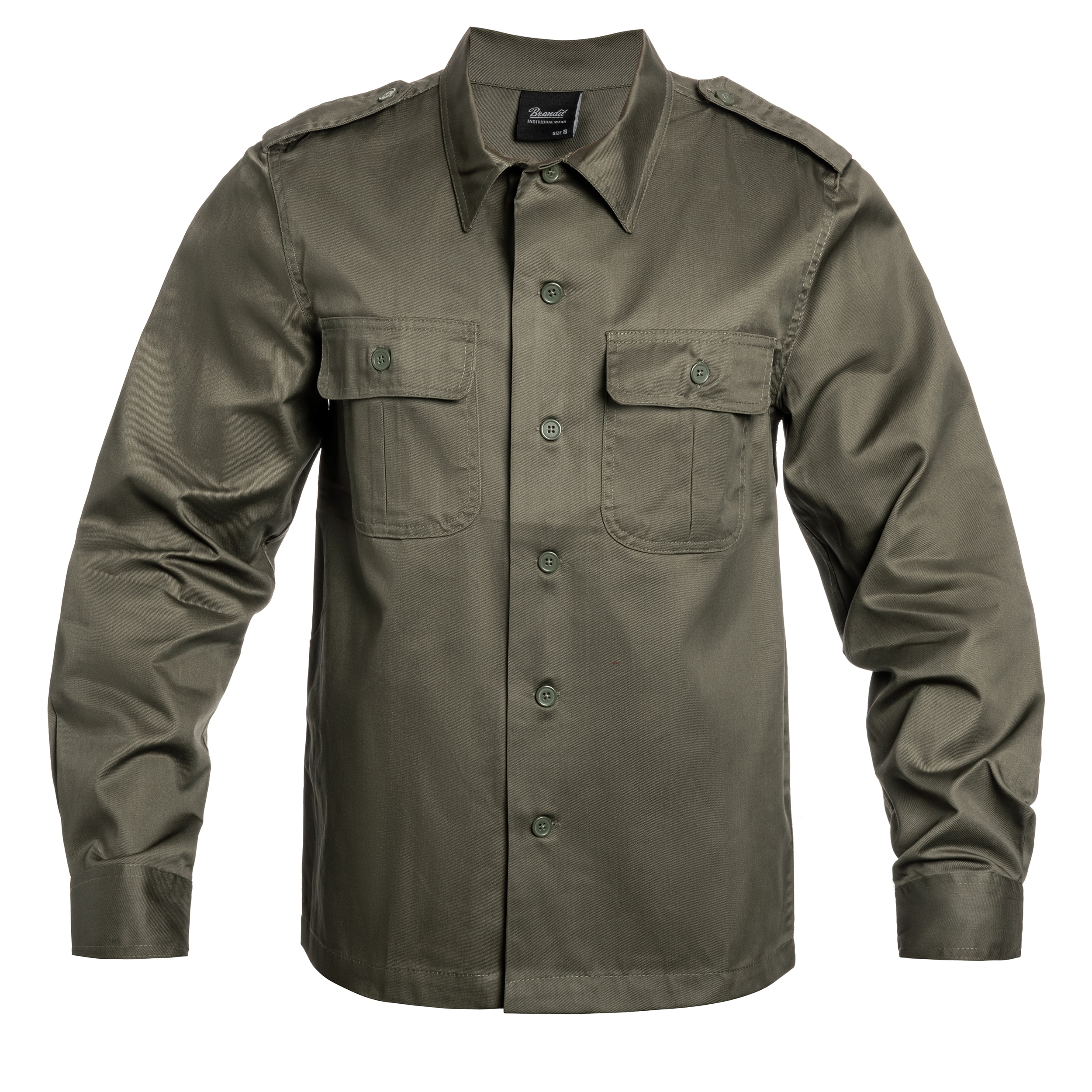 Cămașă Brandit US Hemd Long Sleeve - Olive