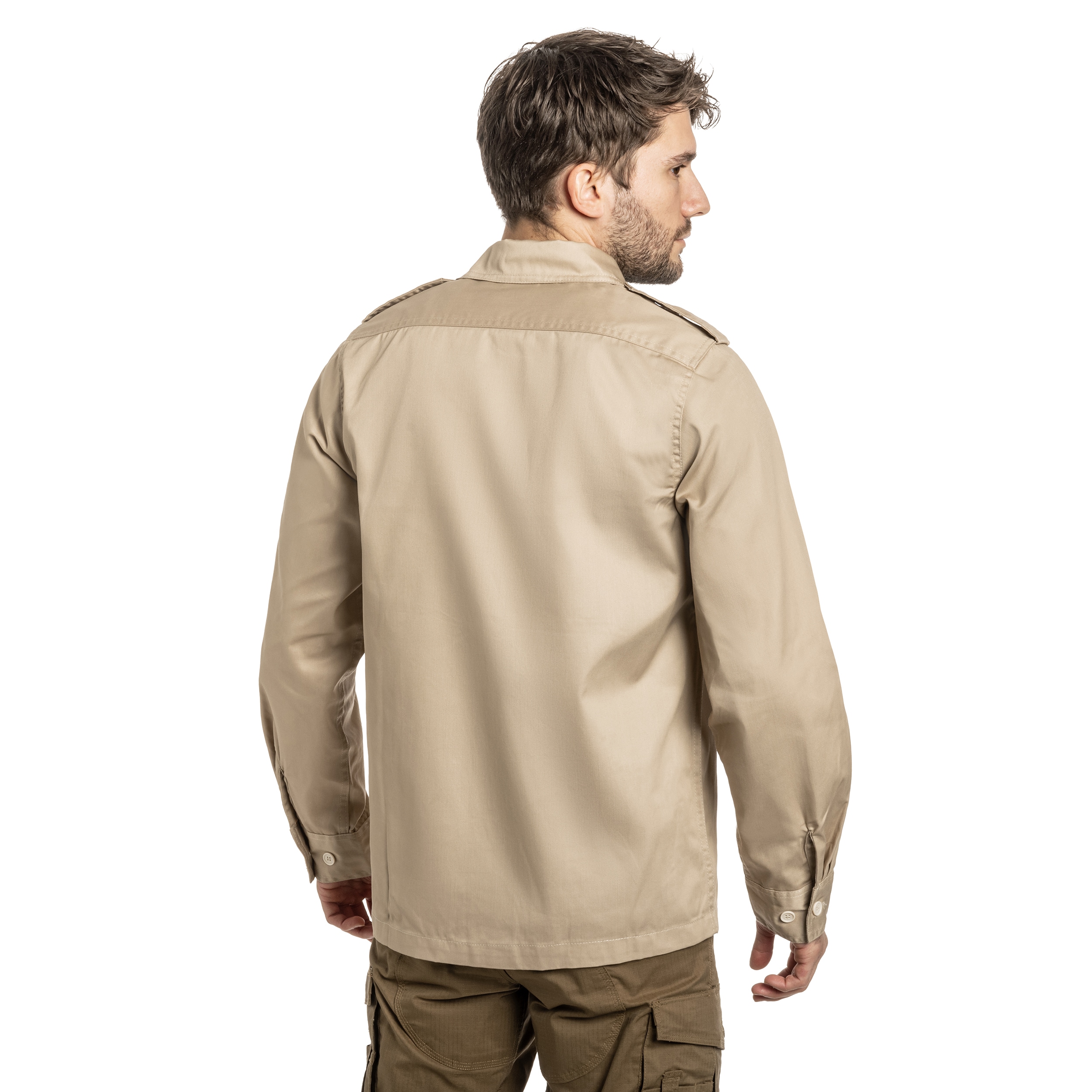 Cămașă Brandit US Hemd Long Sleeve - Beige
