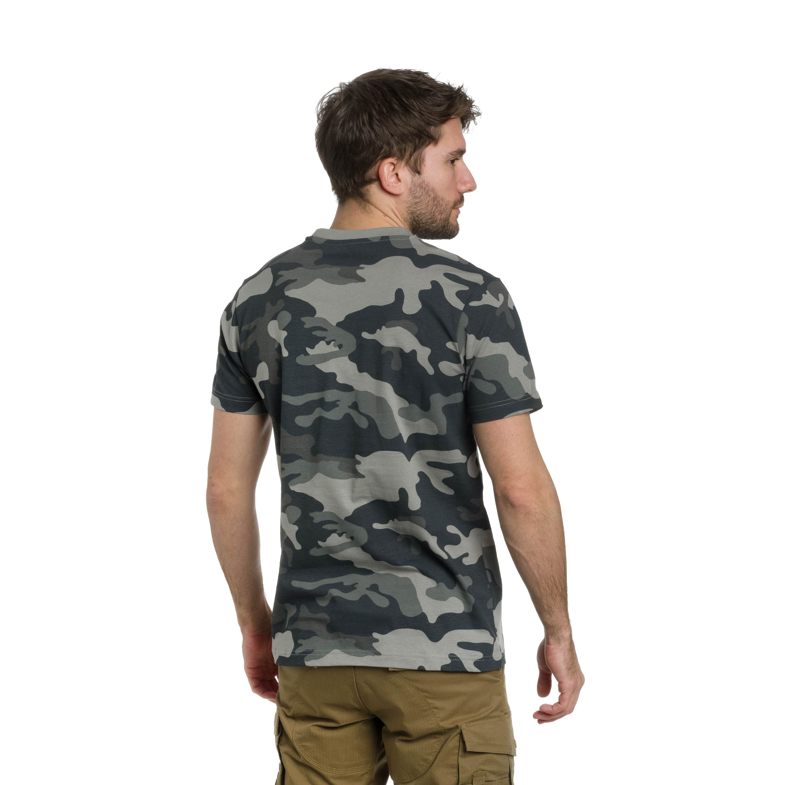 Tricou T-shirt Brandit - Grey Camo
