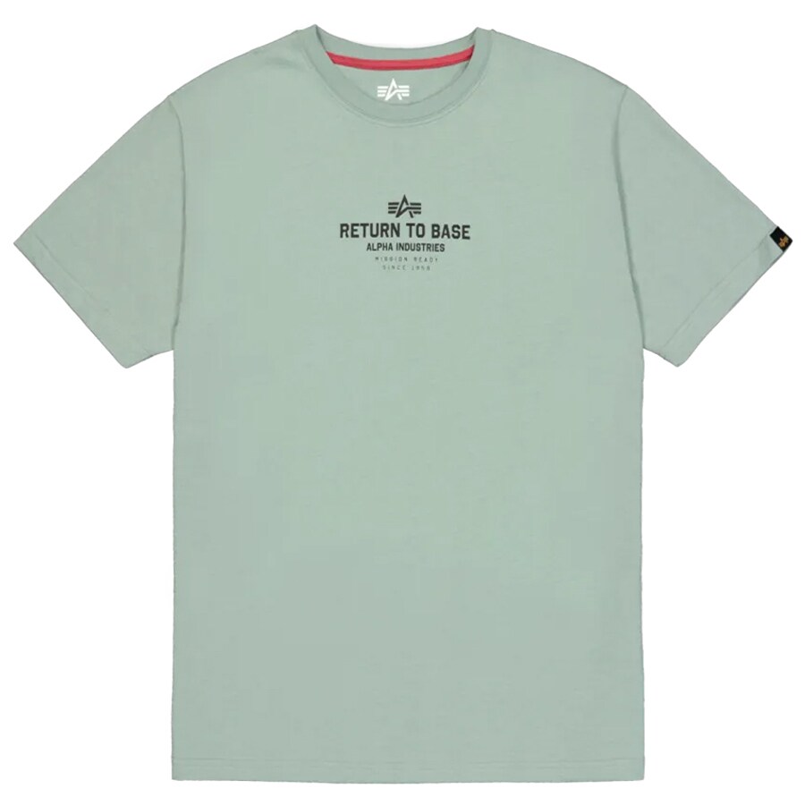 Tricou T-shirt Alpha Industries Return to Base - Frost Green