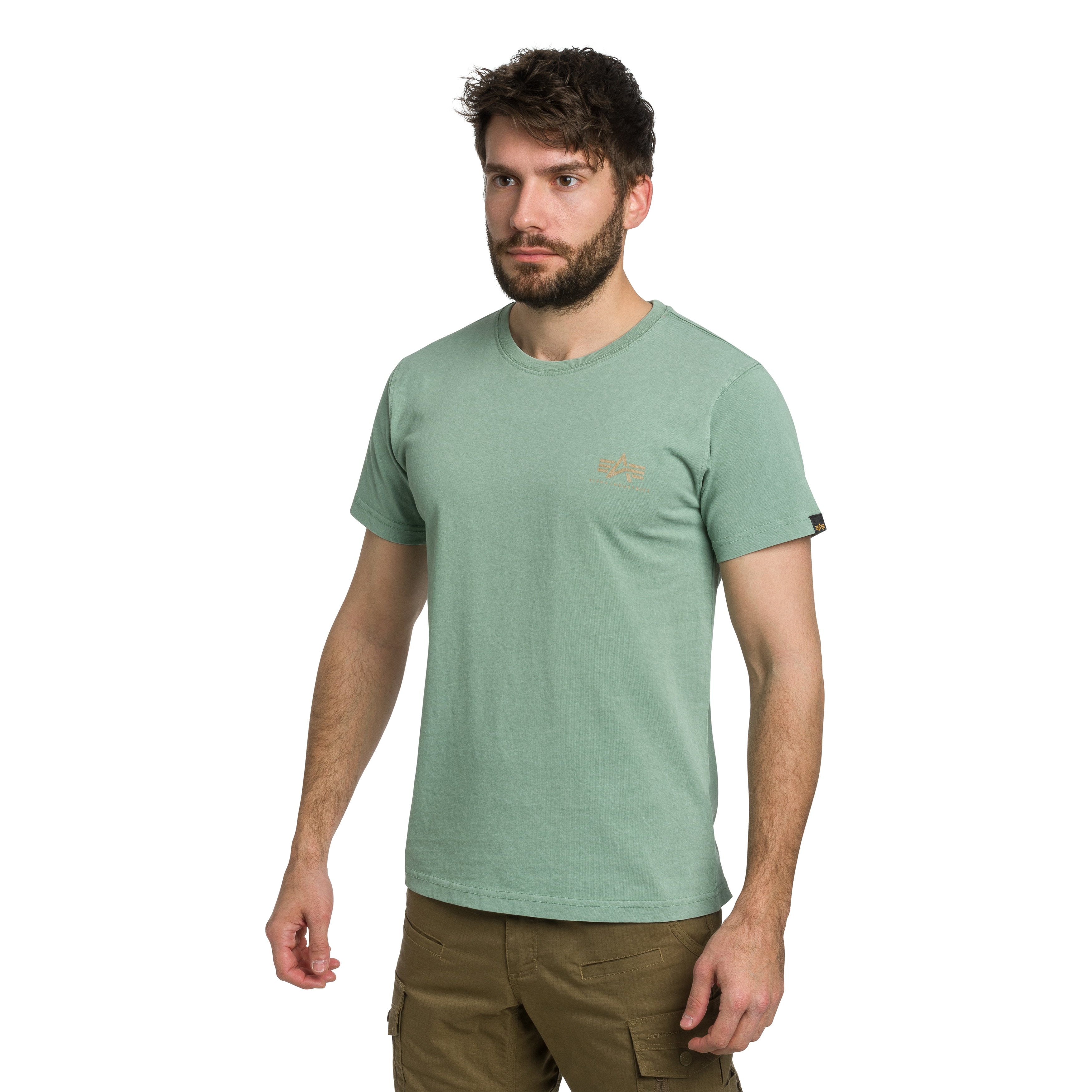 Tricou T-Shirt Alpha Industries Legend - Frost Green