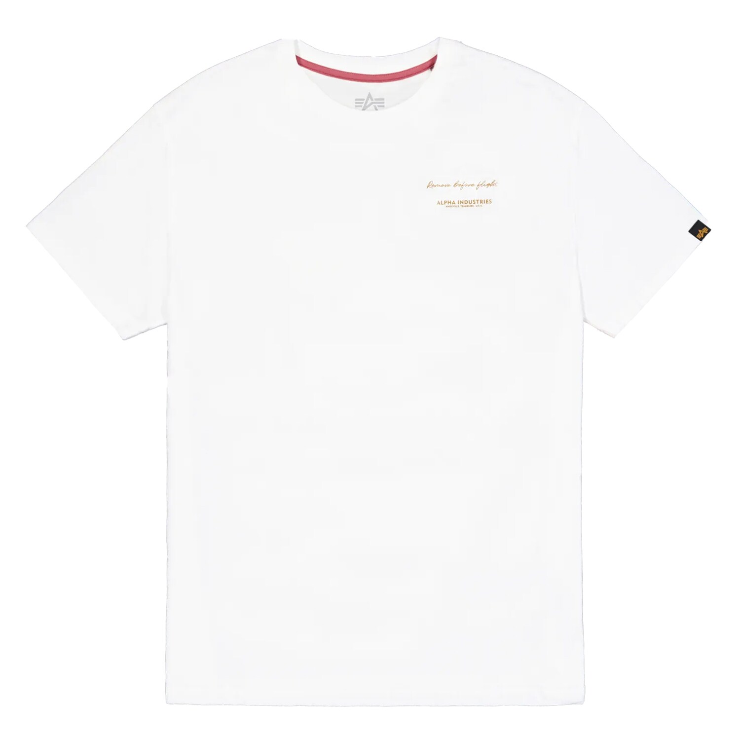 Tricou T-shirt Alpha Industries Tonal Logo Print - White