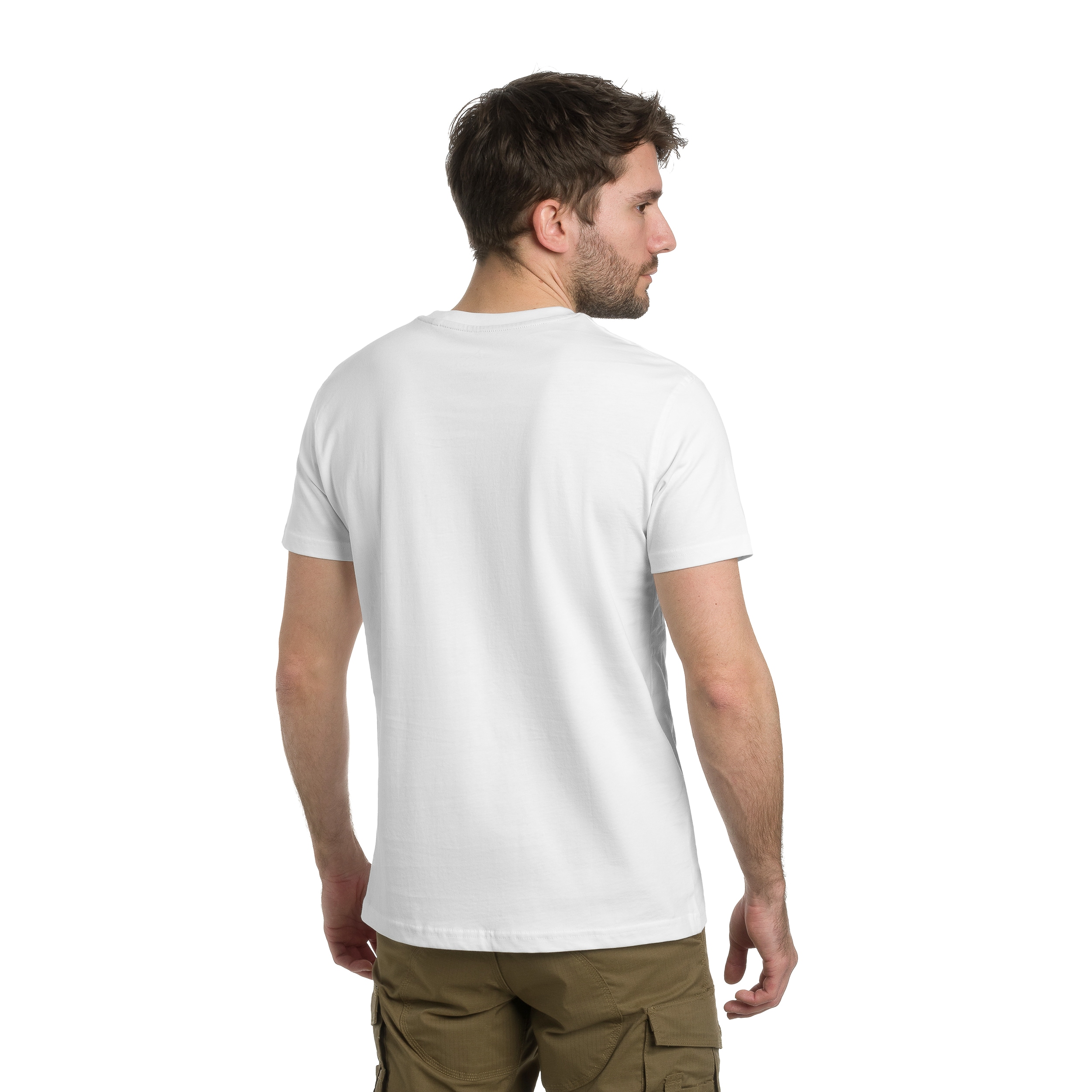 Tricou T-Shirt Alpha Industries Logo Airborn - White