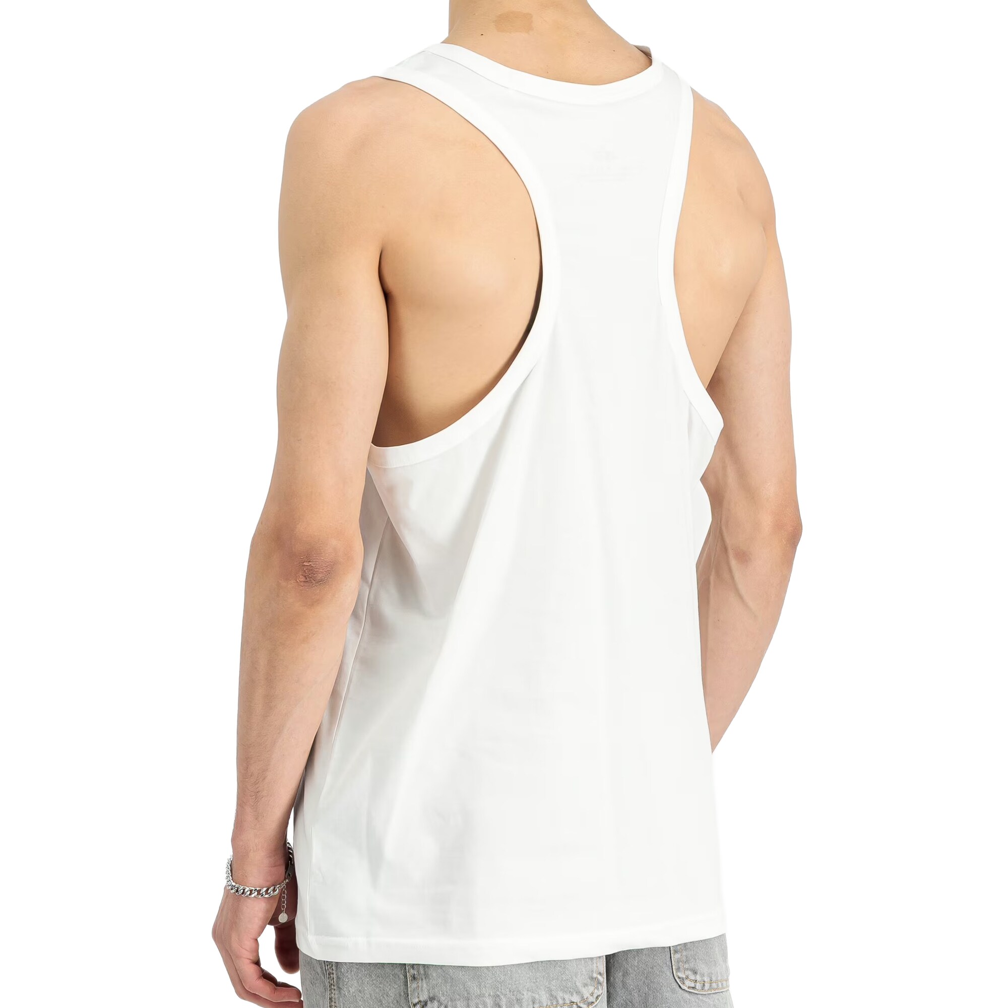 Maiou Tank Top Alpha Industries Basic BB Big Logo - White