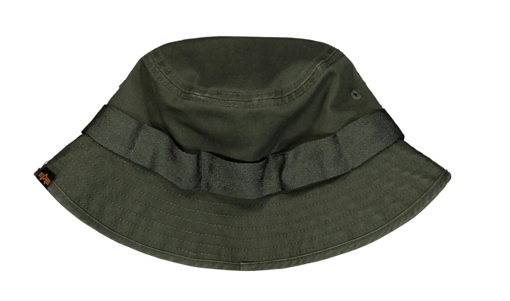 Pălărie Alpha Industries Washed Out Bucket Hat - Dark Olive