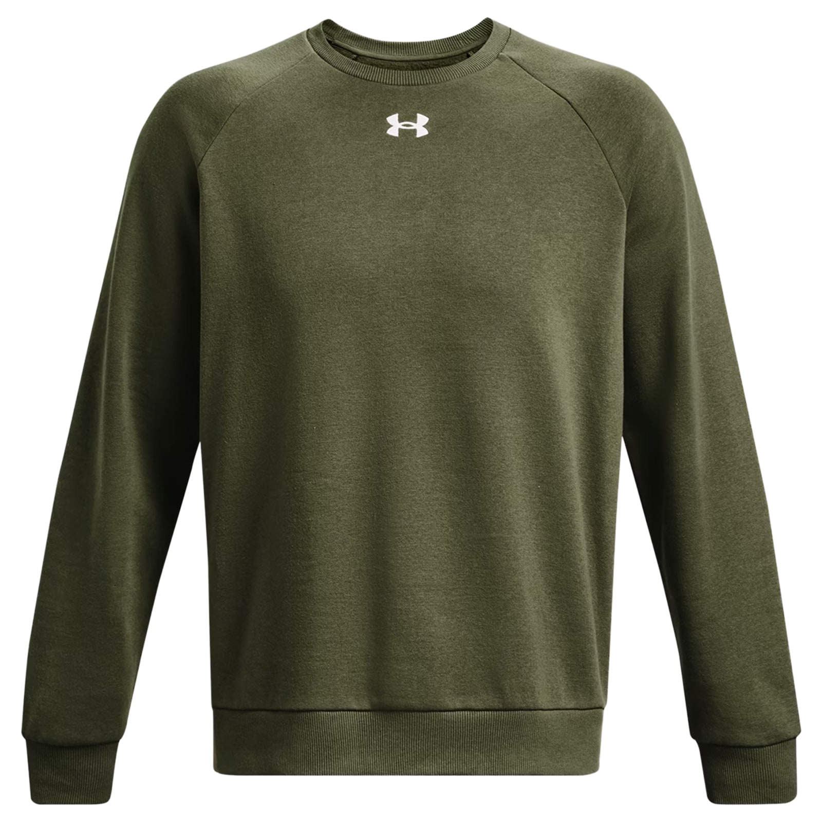 Bluză Under Armour UA Rival Fleece Crew - Marine OD Green/White