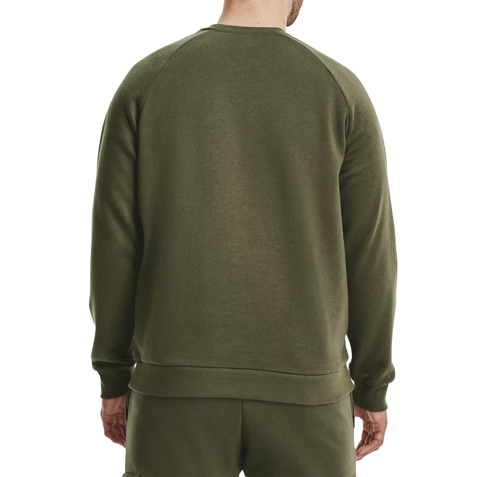 Bluză Under Armour UA Rival Fleece Crew - Marine OD Green/White