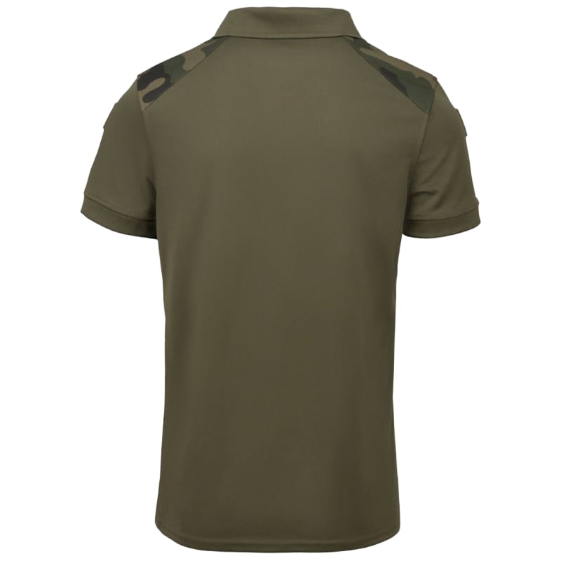 Tricou polo Helikon-Tex model militar 304A/MON - Olive Green/wz.93 Pantera PL Woodland