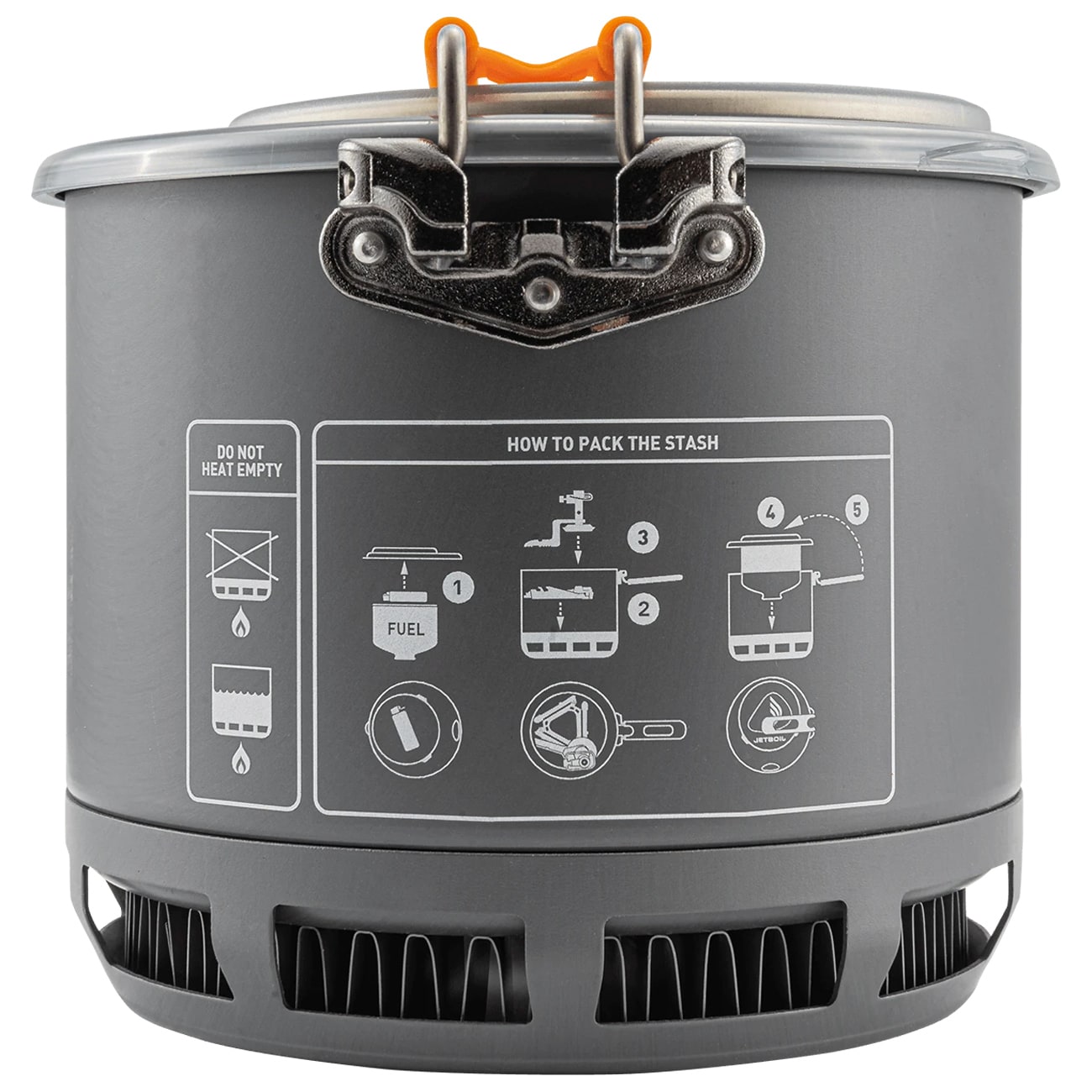 Arzător de drumeție pliabil Jetboil Stash cu oală 0,8 l
