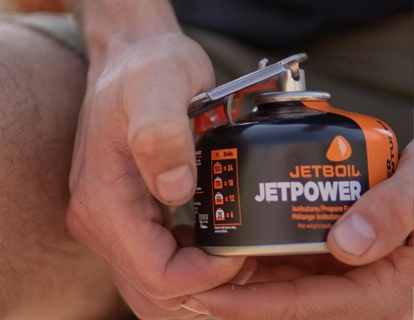 Perforator Jetboil CrunchIt pentru cartușe de gaz  goale - Silver