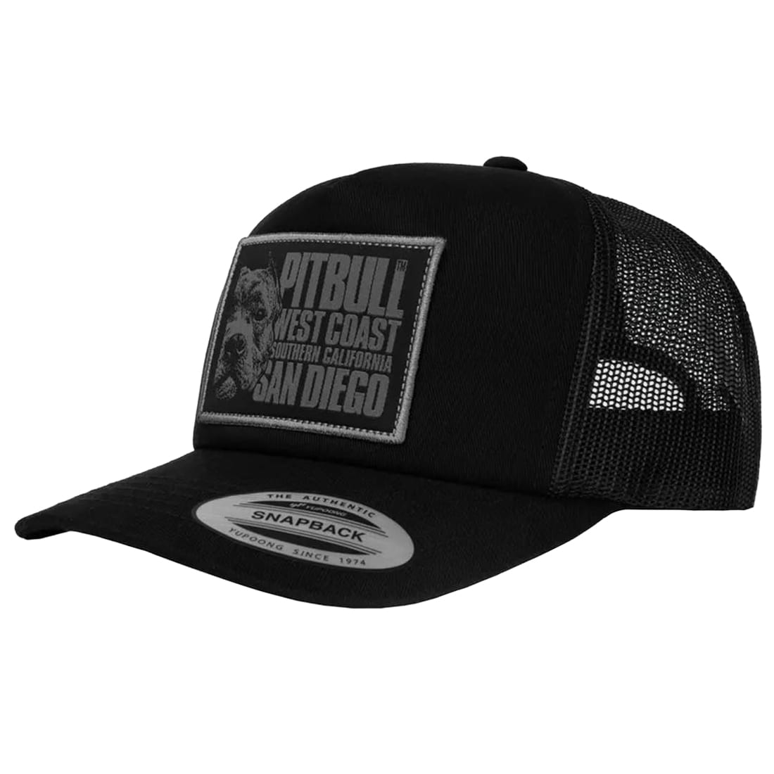 Șapcă Pitbull Snapback Trucker Blood Dog - Black